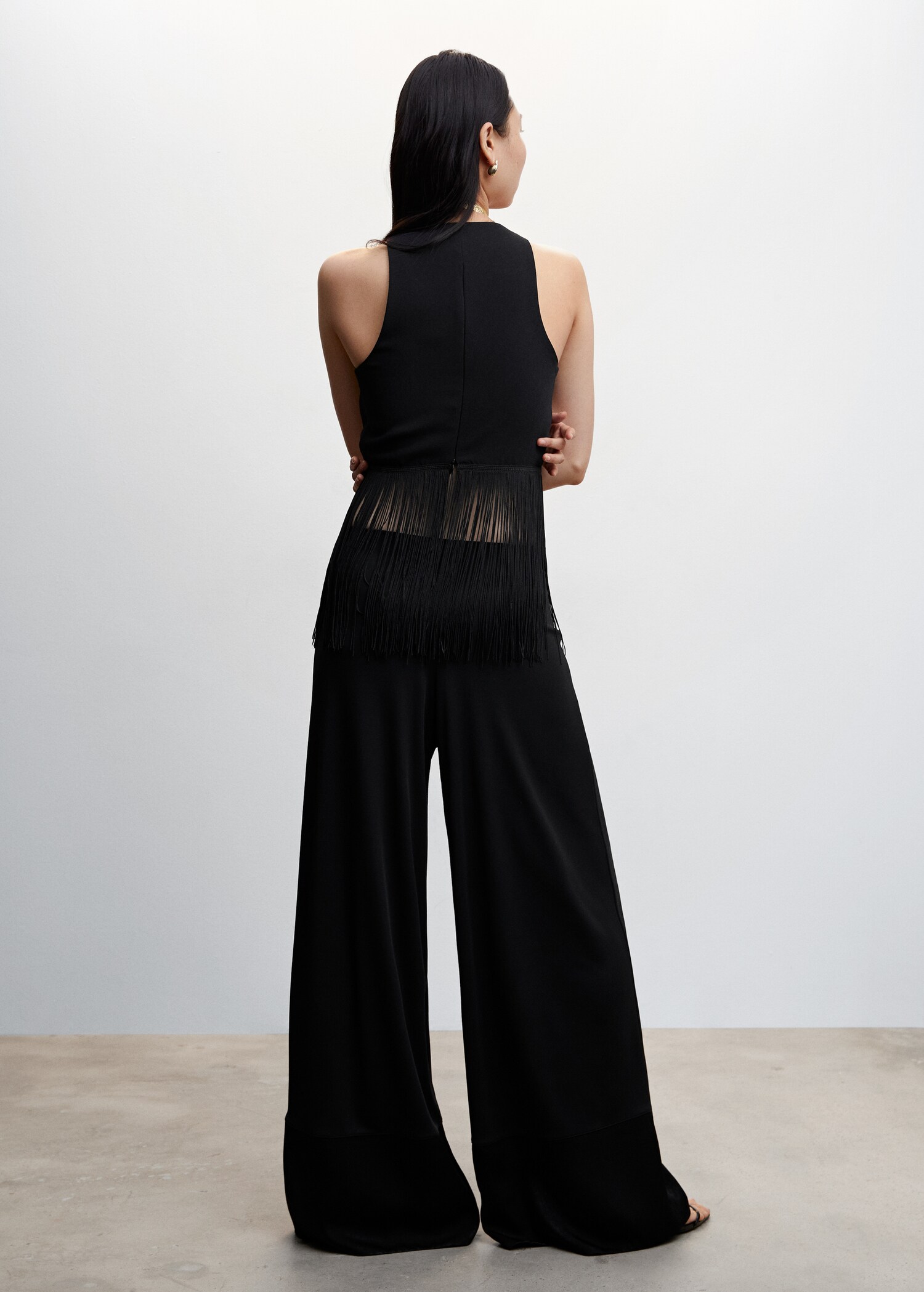 Top crop frange - Retro dell'articolo