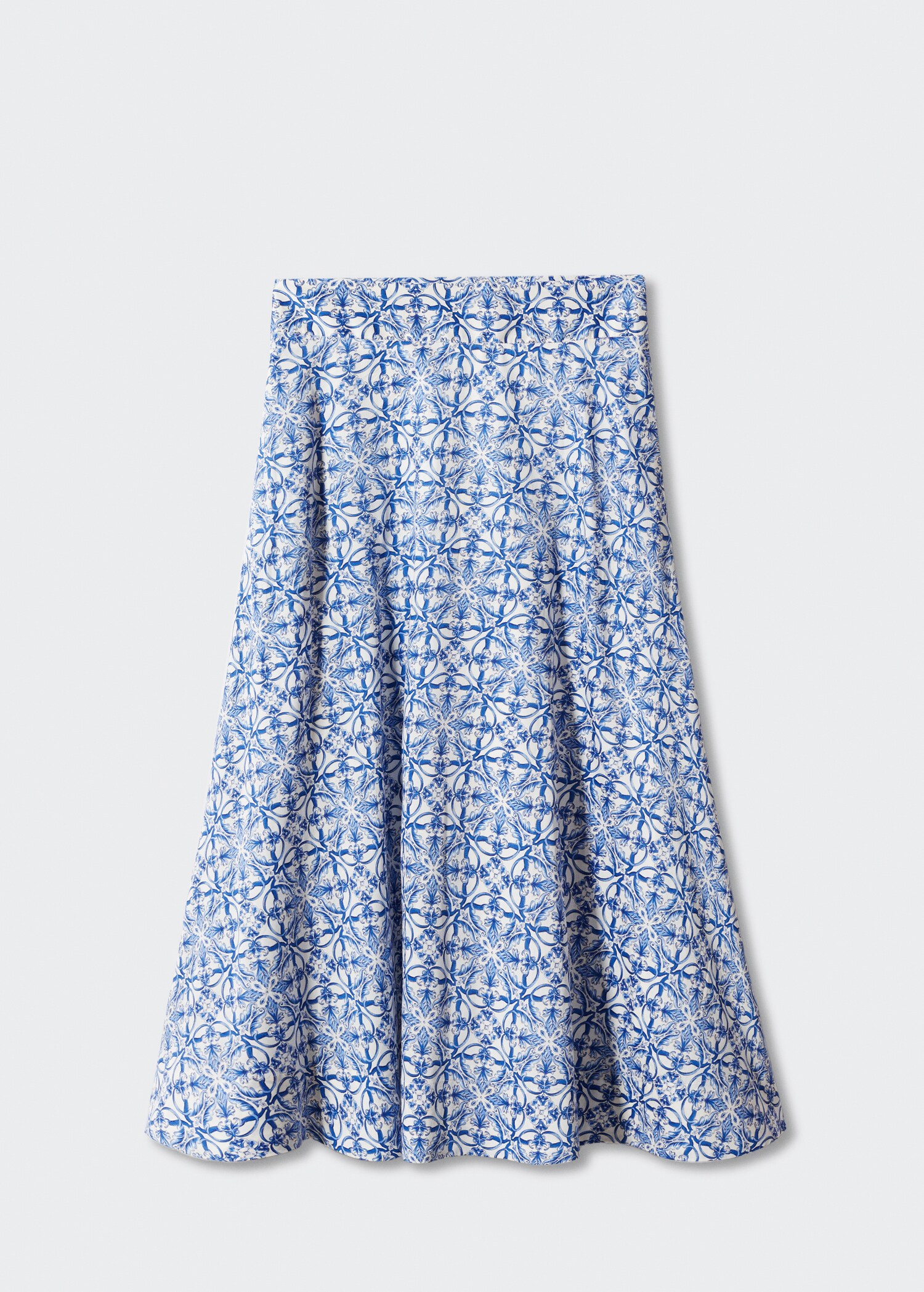 Printed midi skirt - Article without model