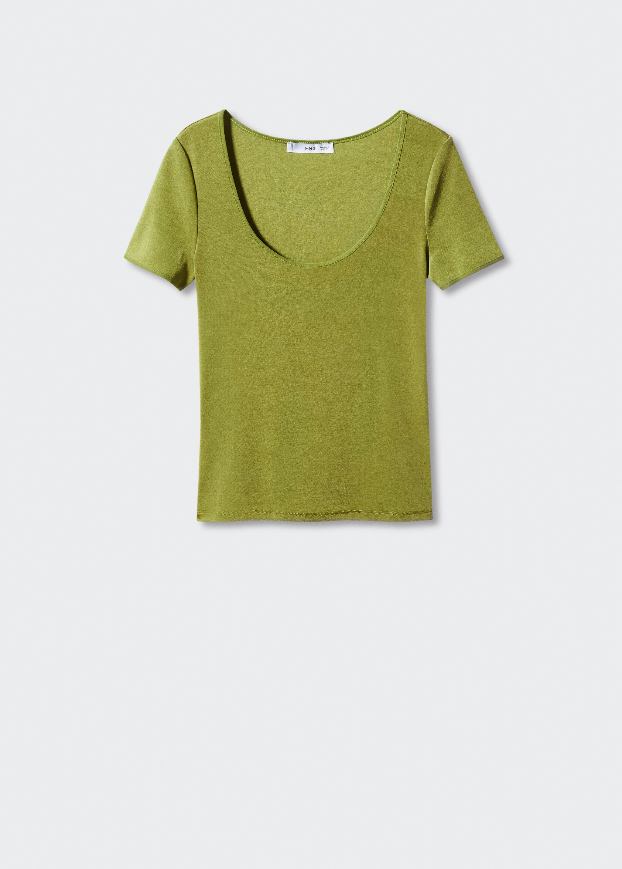 Low neck t-shirt - Article without model