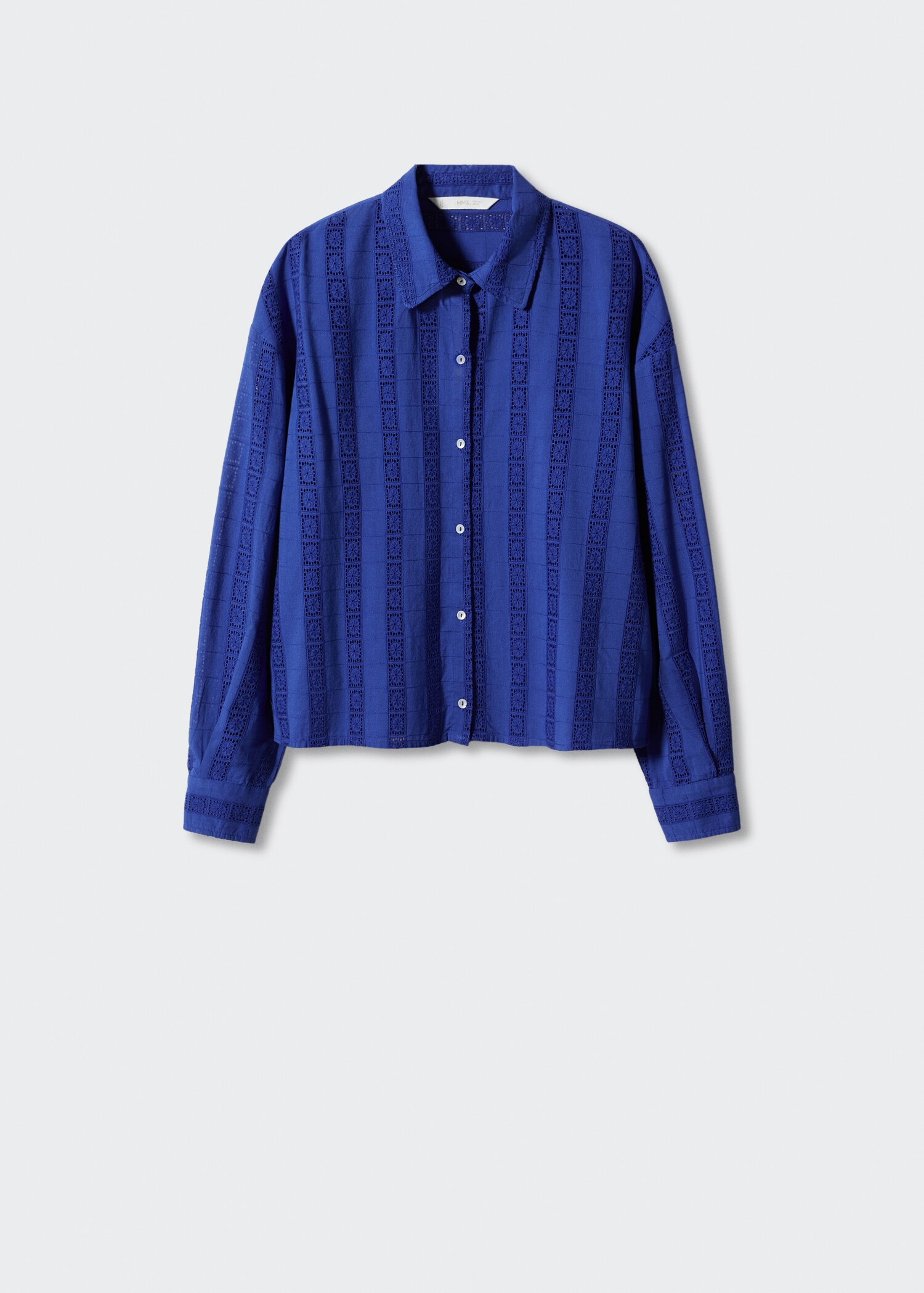 Embroidered cotton shirt - Article without model