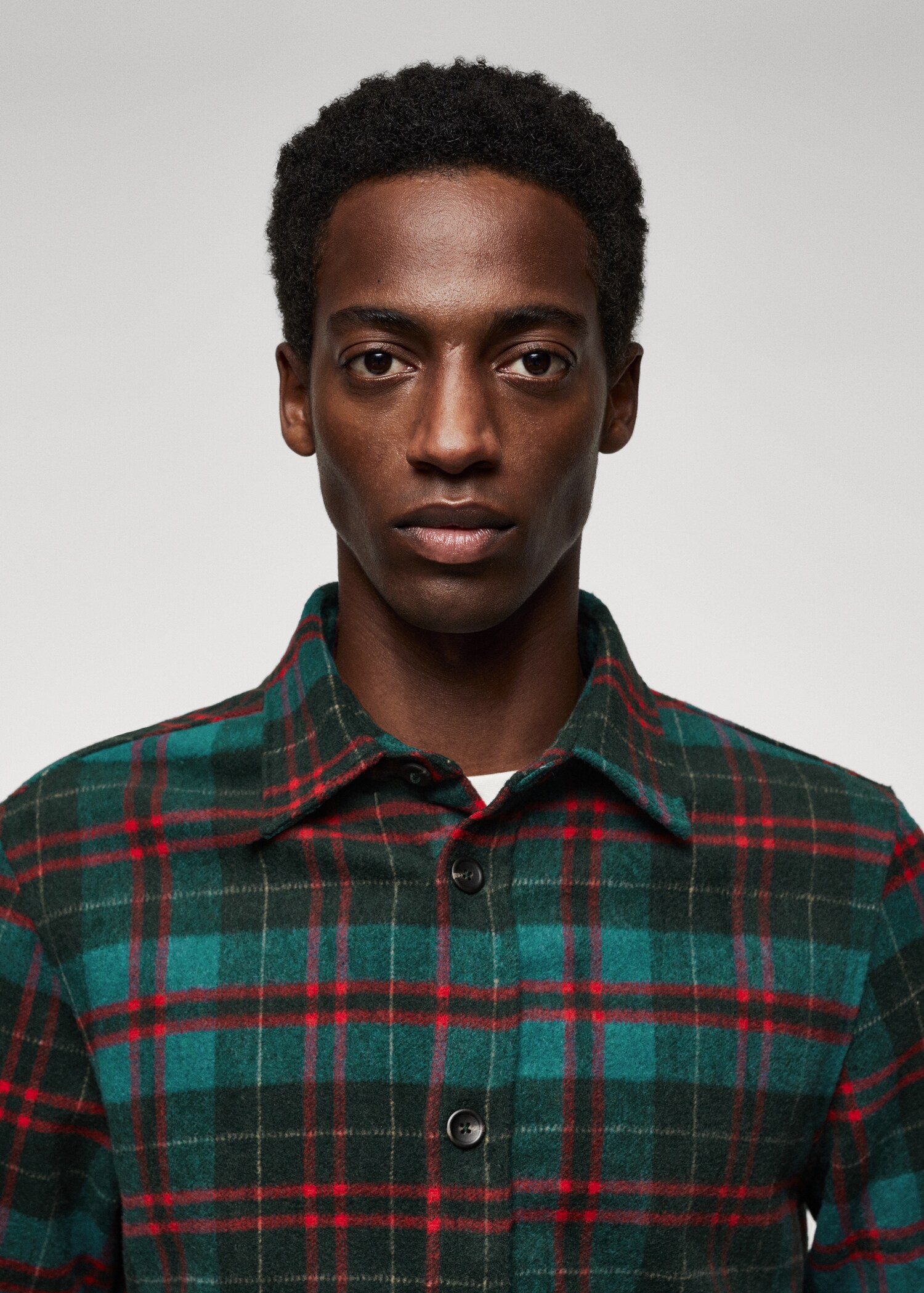 Checked flannel shirt - Details of the article 1