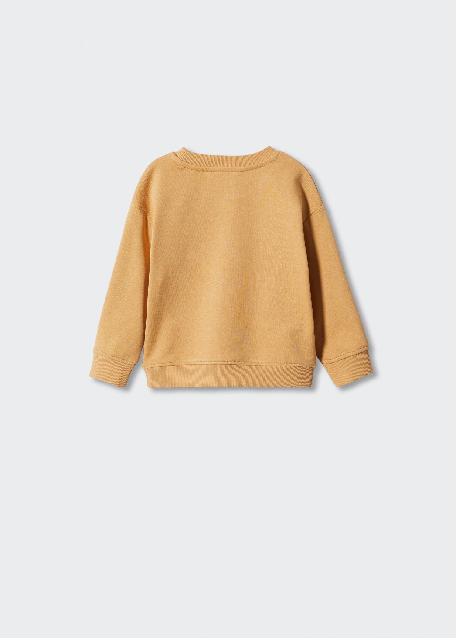 Mønstret sweatshirt i bomull - Baksiden av artikkelen