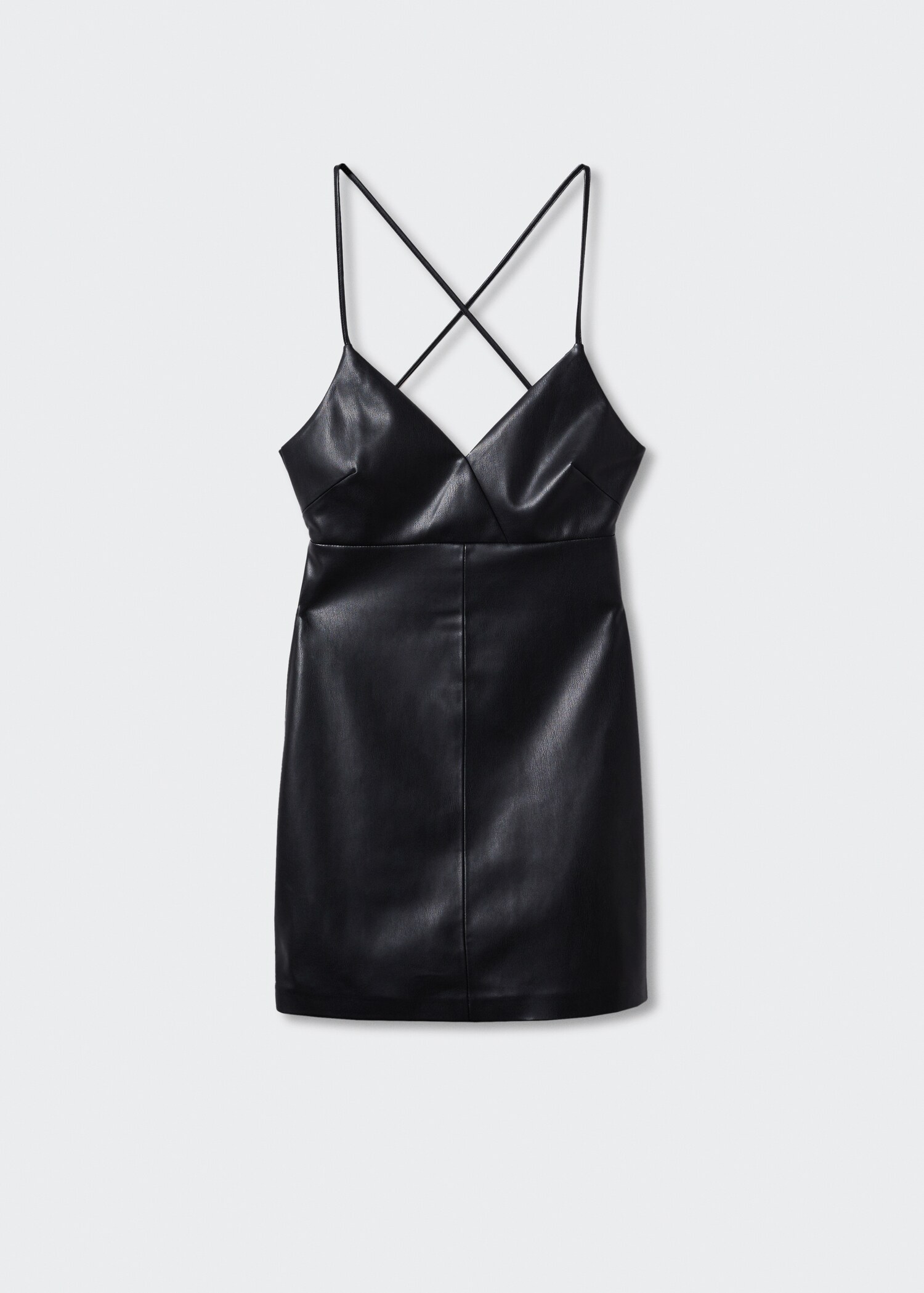 Robe dos croisé similicuir - Article sans modèle