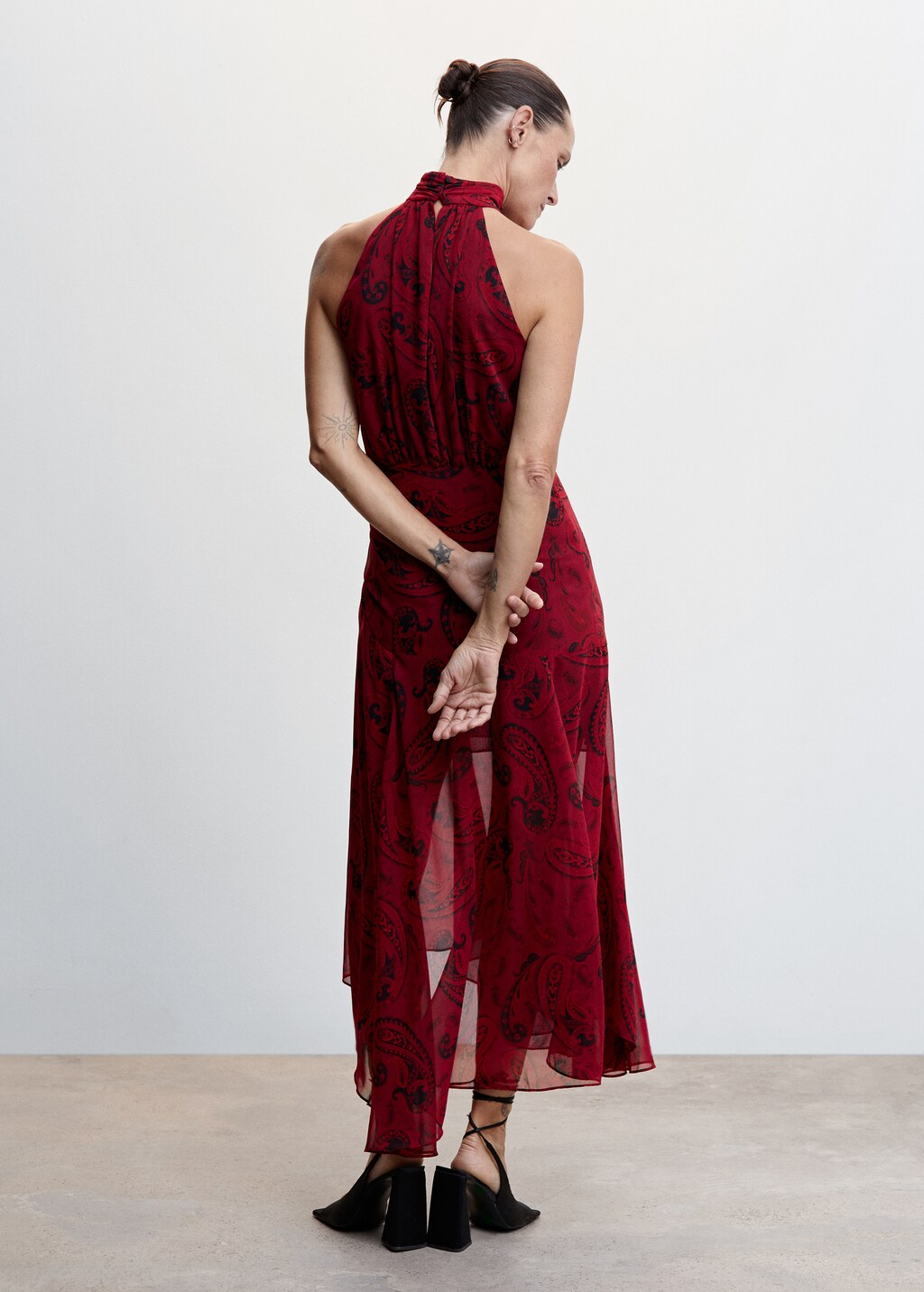 Paisley print dress - Women | MANGO Kosovo