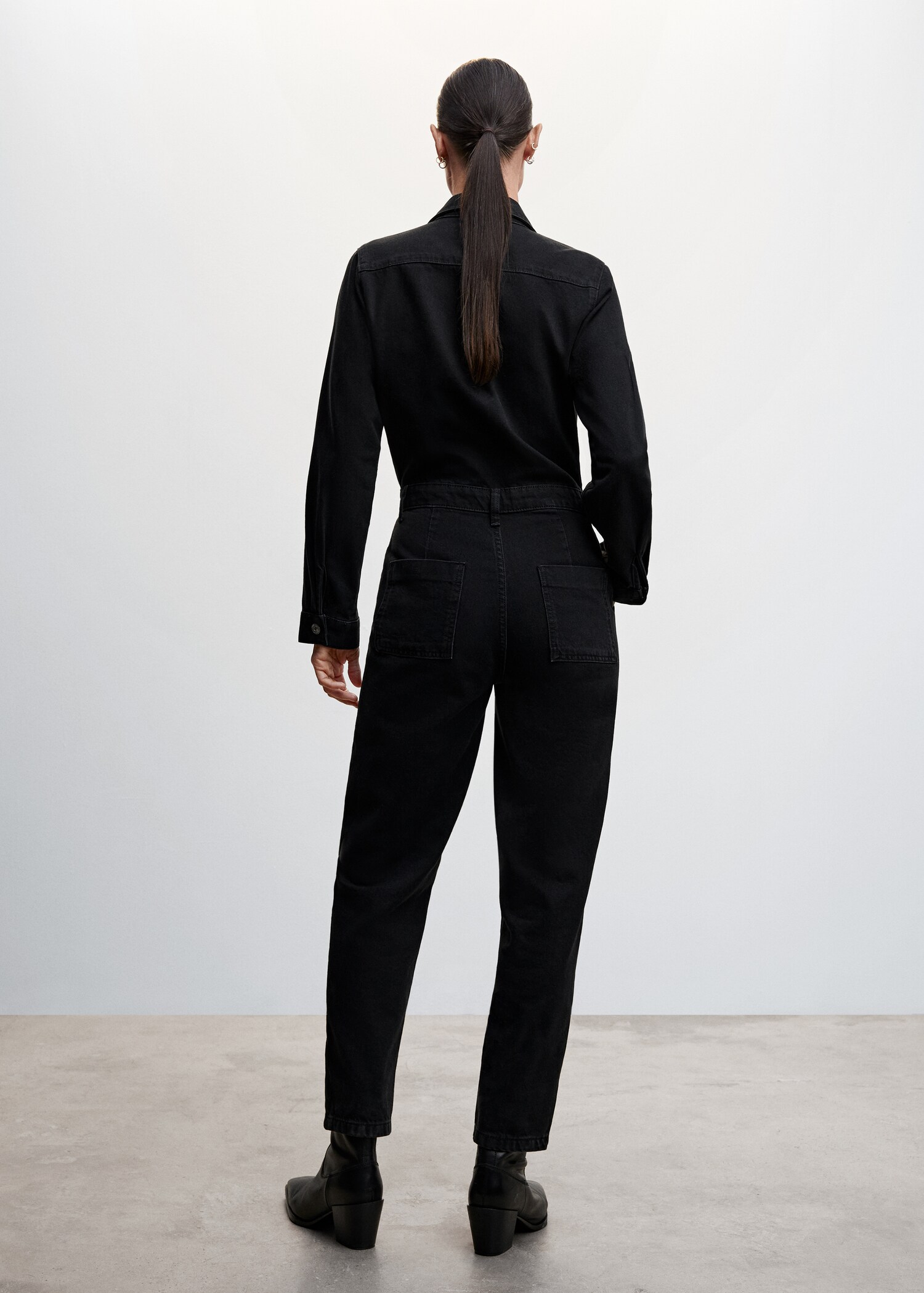 Combi-pantalon en jean - Verso de l’article