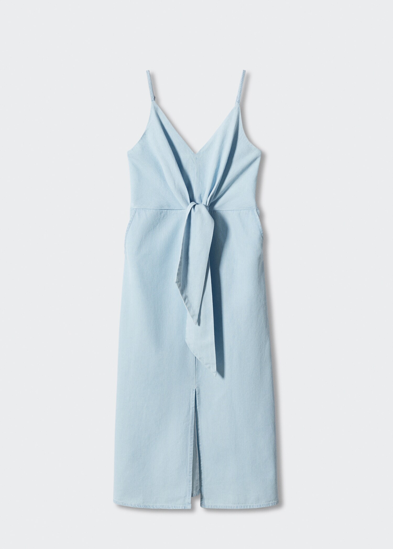 Tencel-Kleid mit Knotendetail - Artikel ohne Model