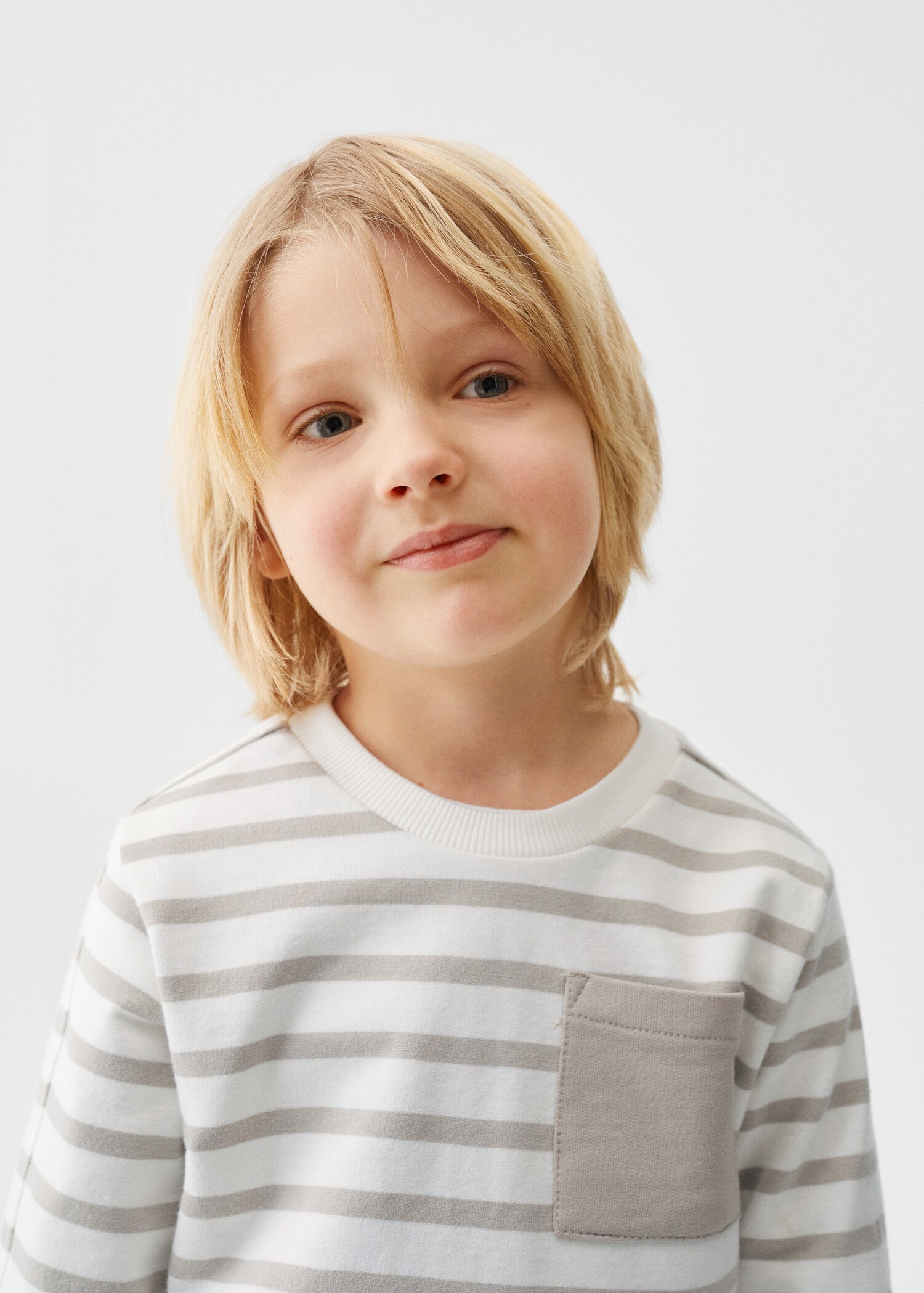 Gestreept katoenen sweatshirt - Detail van het artikel 1