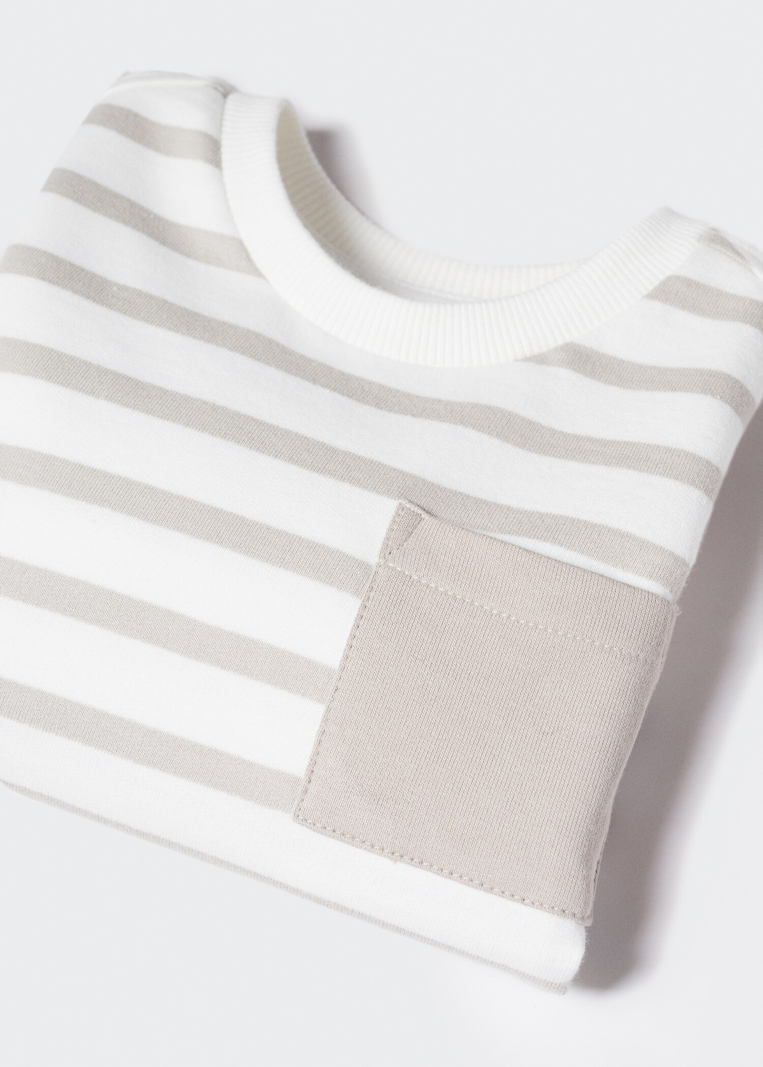Gestreept katoenen sweatshirt - Detail van het artikel 8