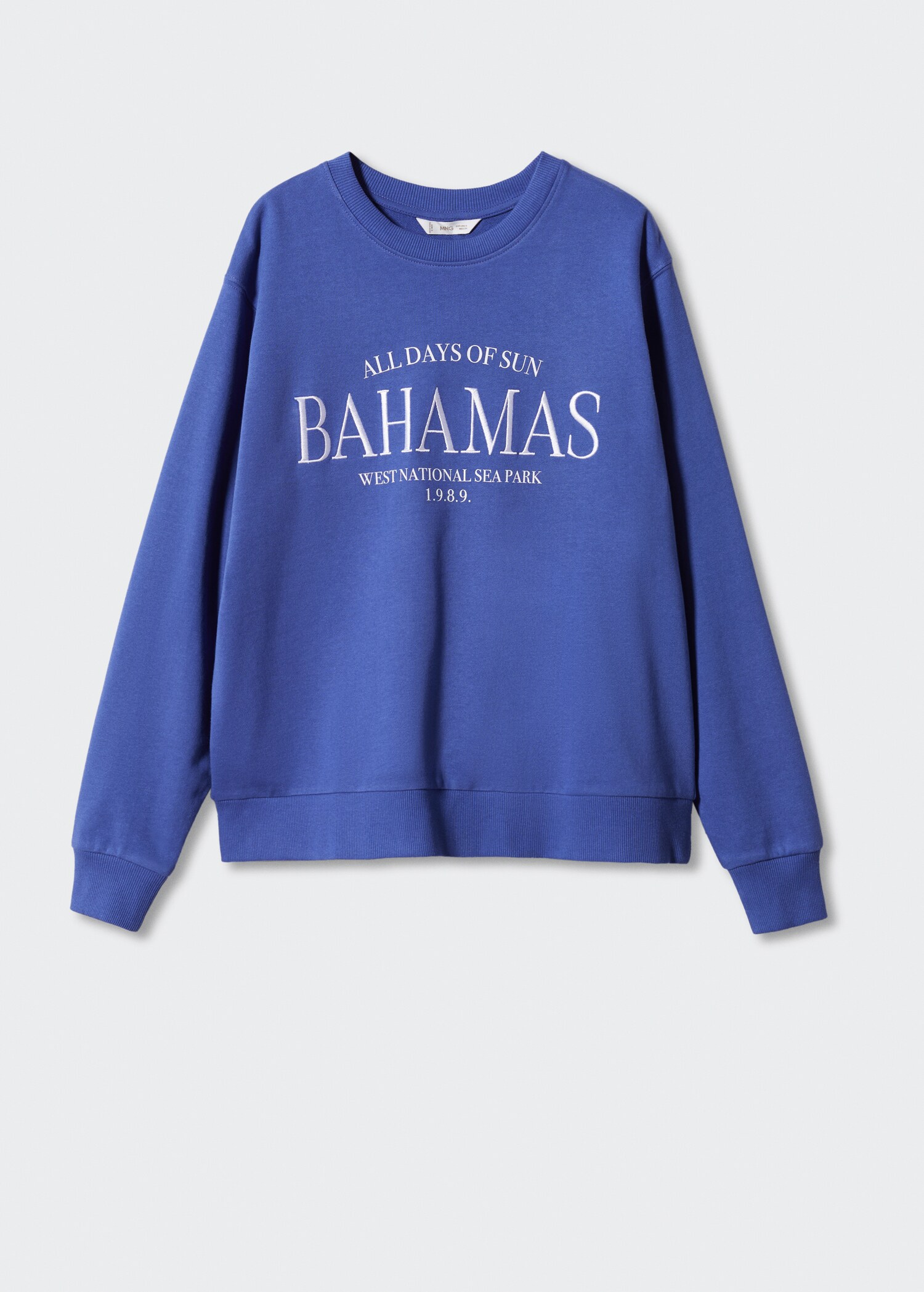 Embroidered Organic cotton embroidered sweatshirt - منتج دون نموذج