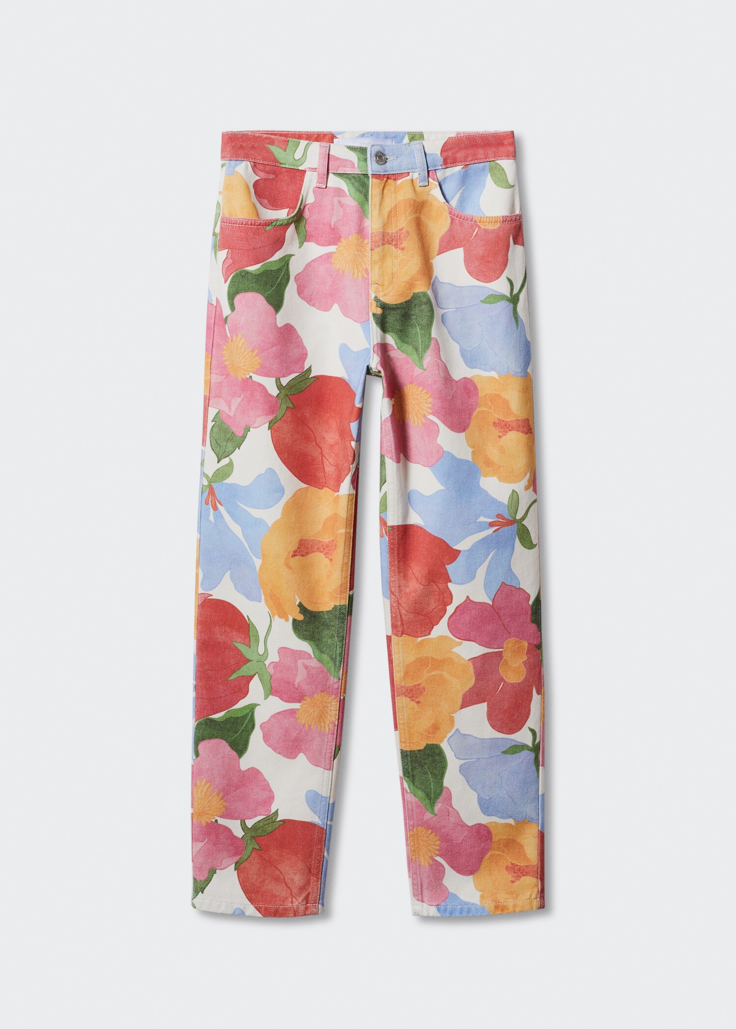 Flowers cotton trousers - Article without model