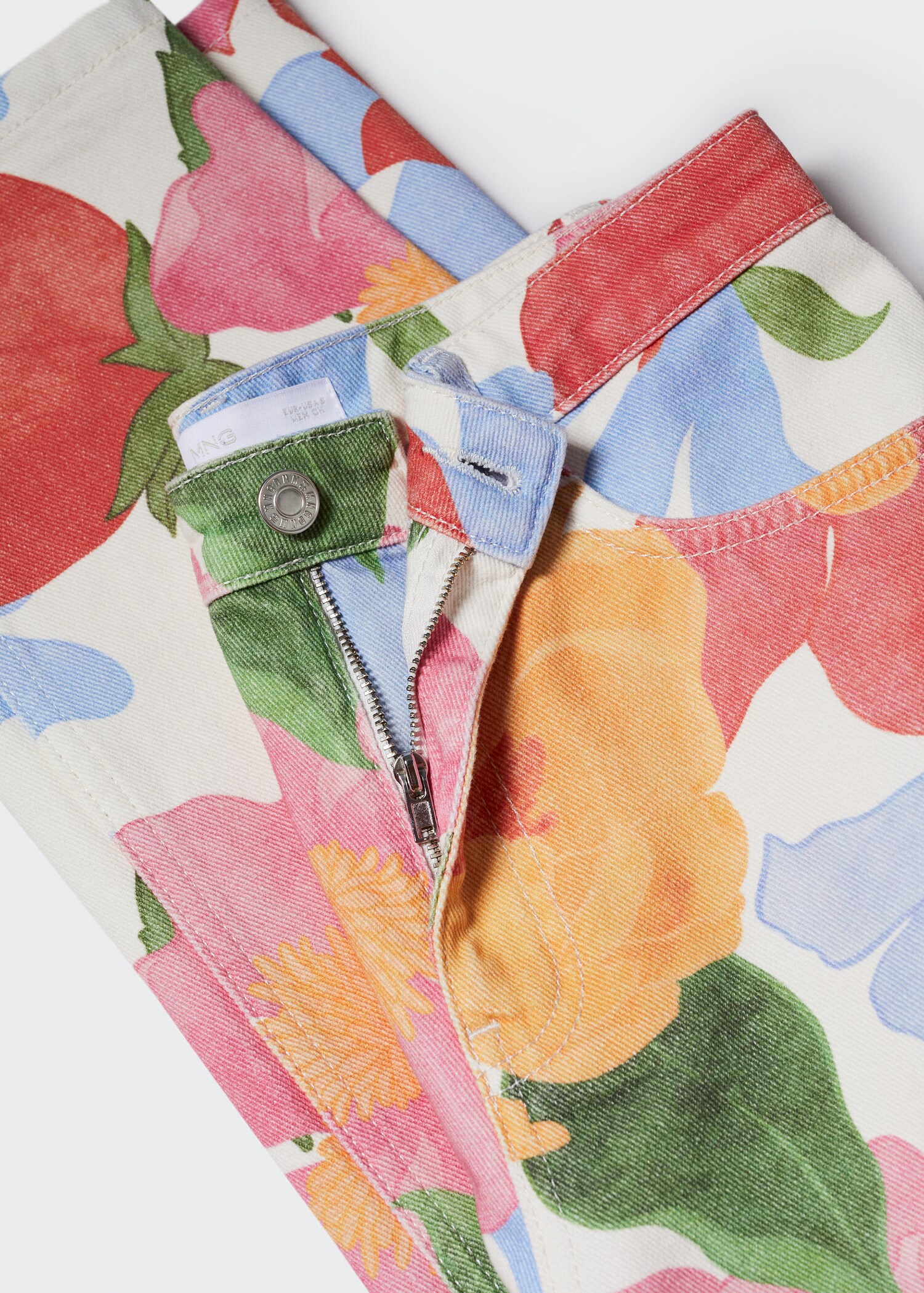 Flowers cotton trousers - Details of the article 8