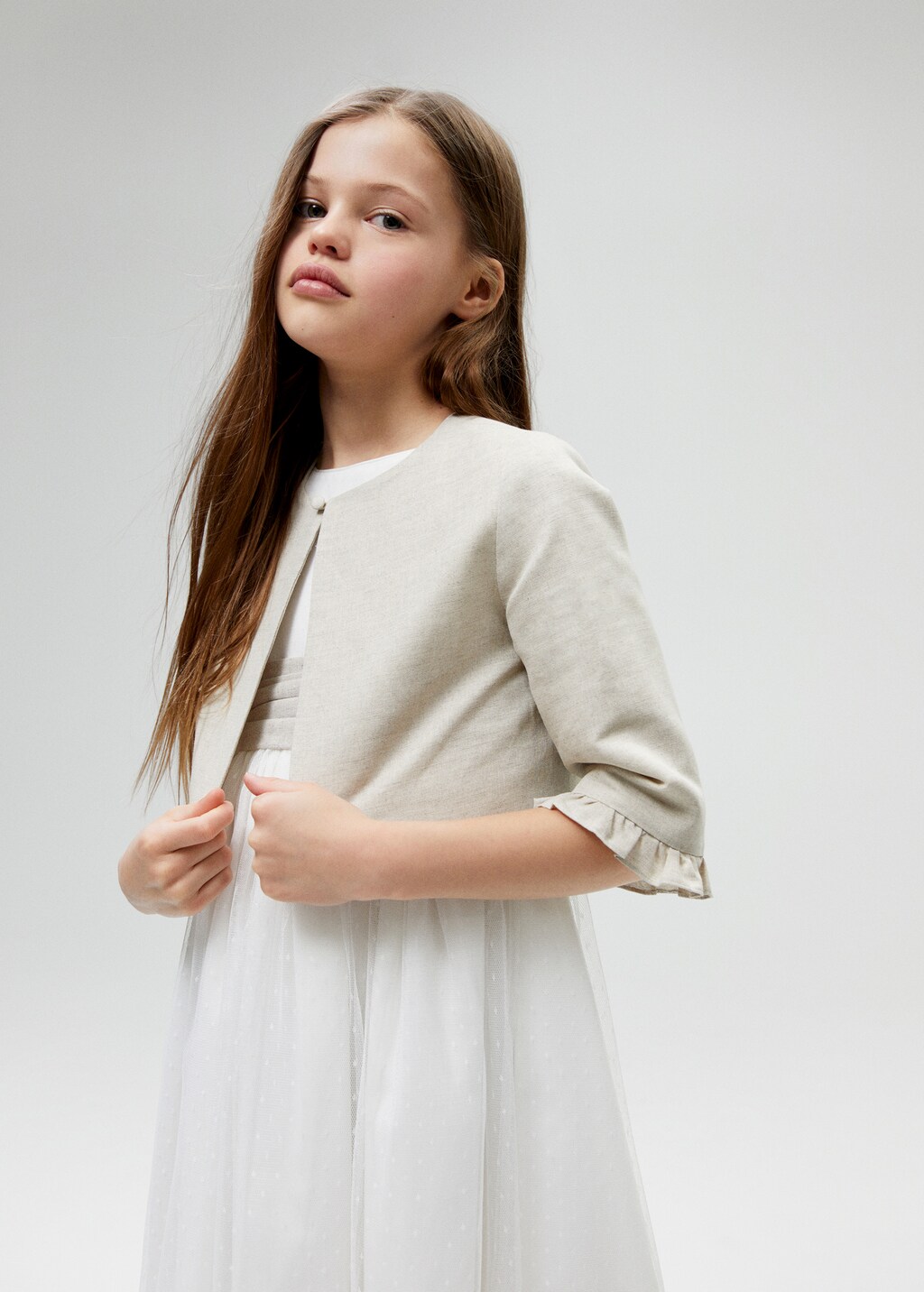 Veste lin mango hotsell