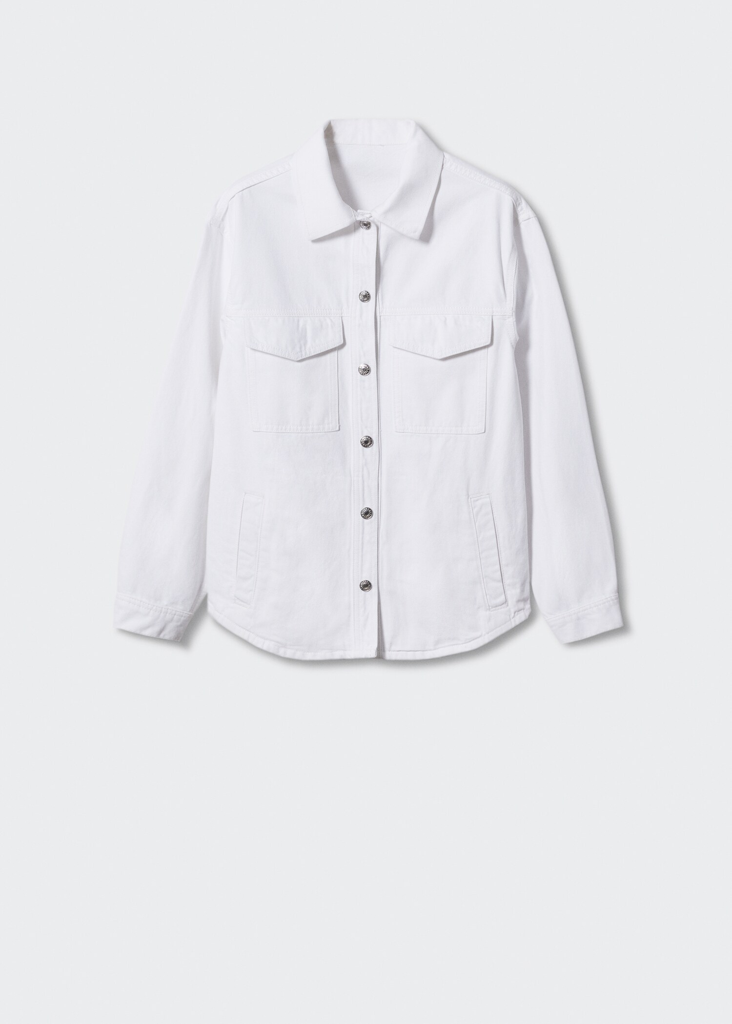 Overskjorte i halvmørk denim - Artikkel uten modell