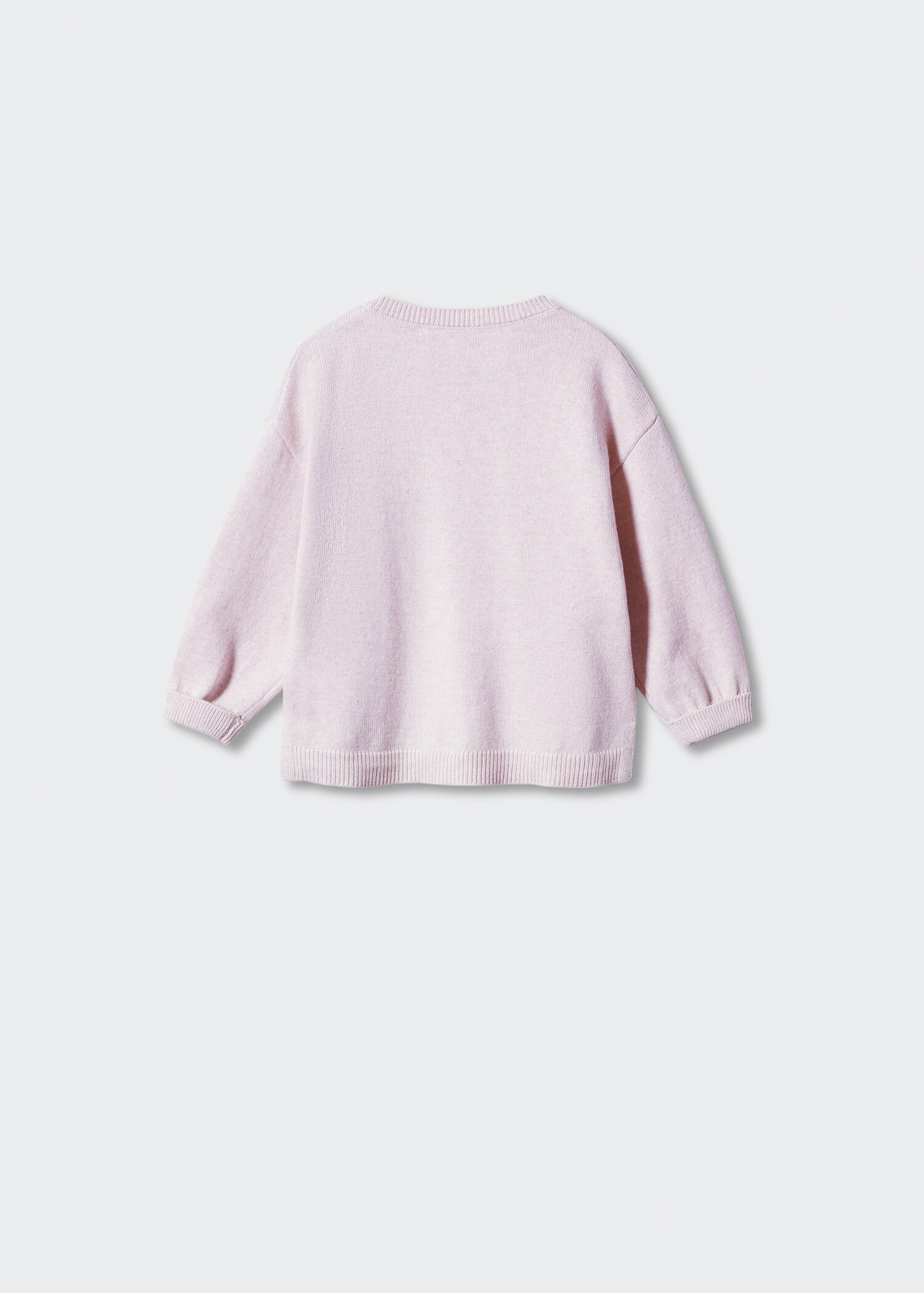 Strickjacke aus Baumwolle - Rückseite des Artikels