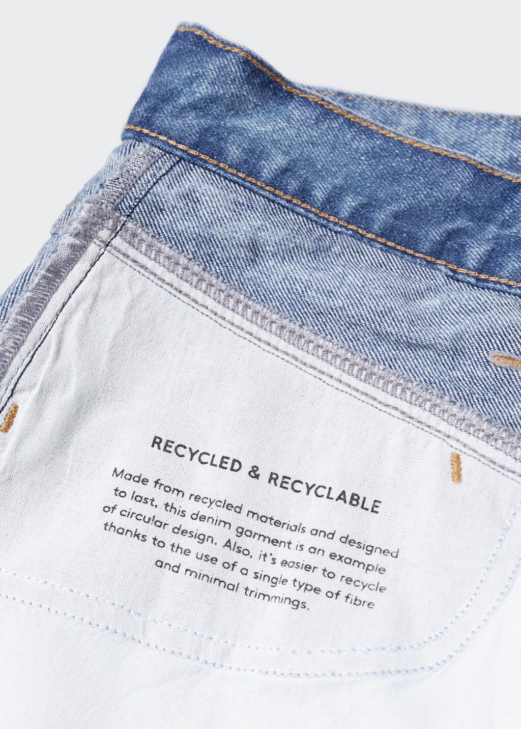 Jupe longue en jean Femme MANGO Maurice