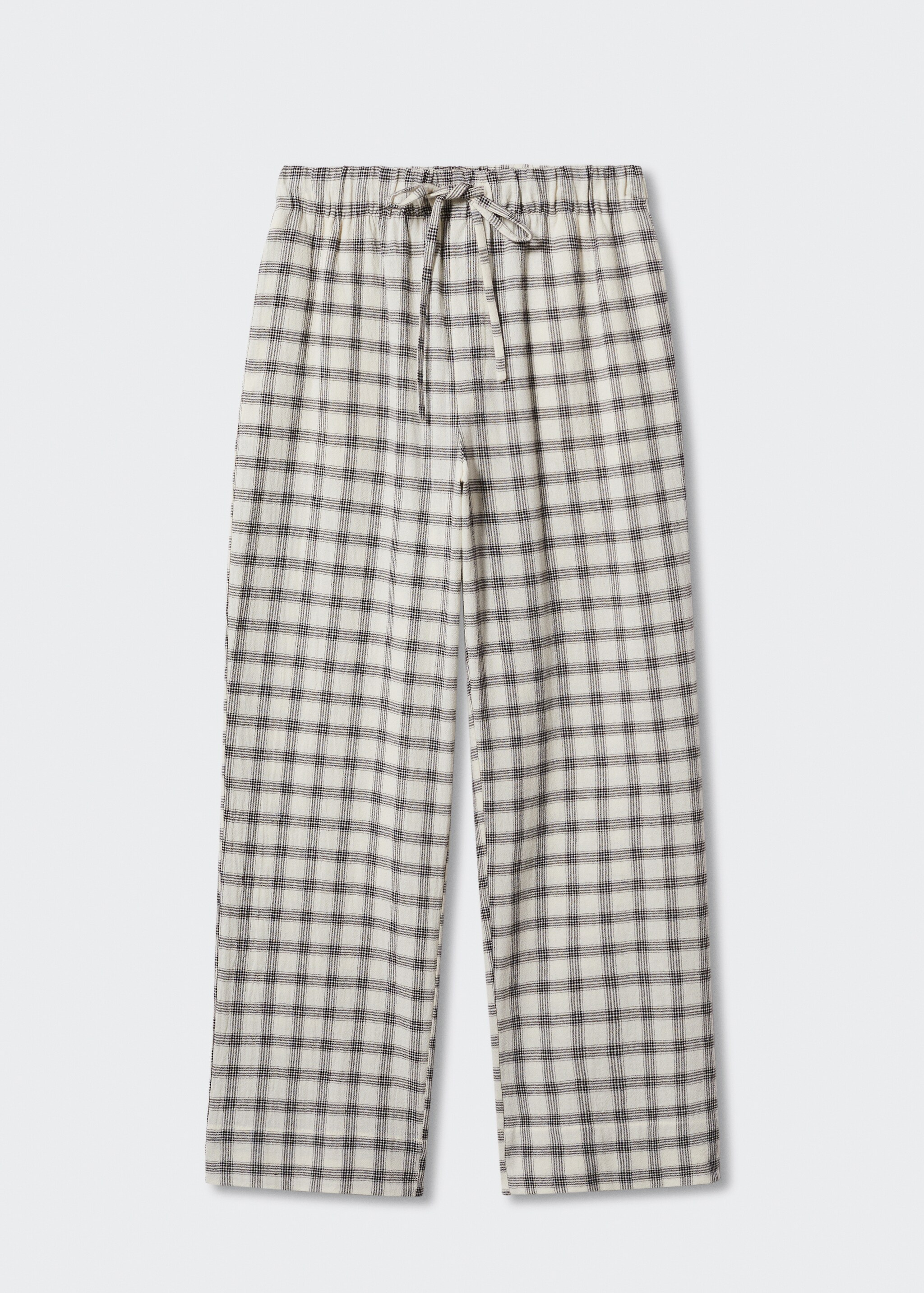 Flannel cotton pyjama trousers - Article without model