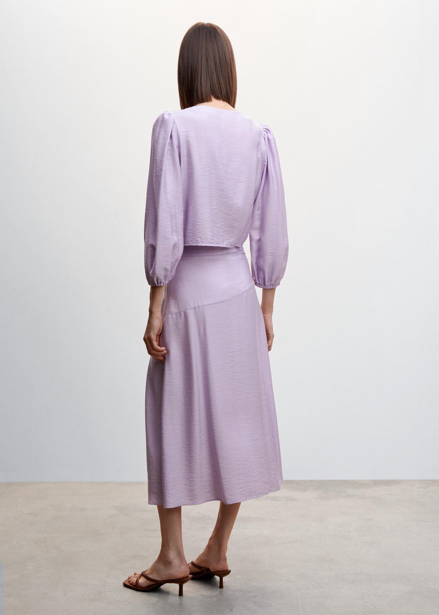 Vent midi skirt - Reverse of the article