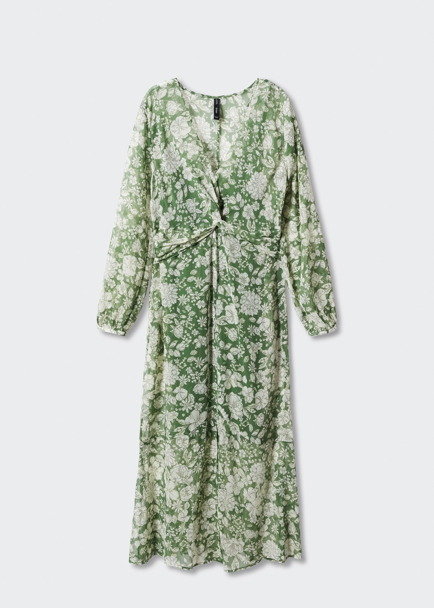 Gemustertes Midi-Kleid - Artikel ohne Model