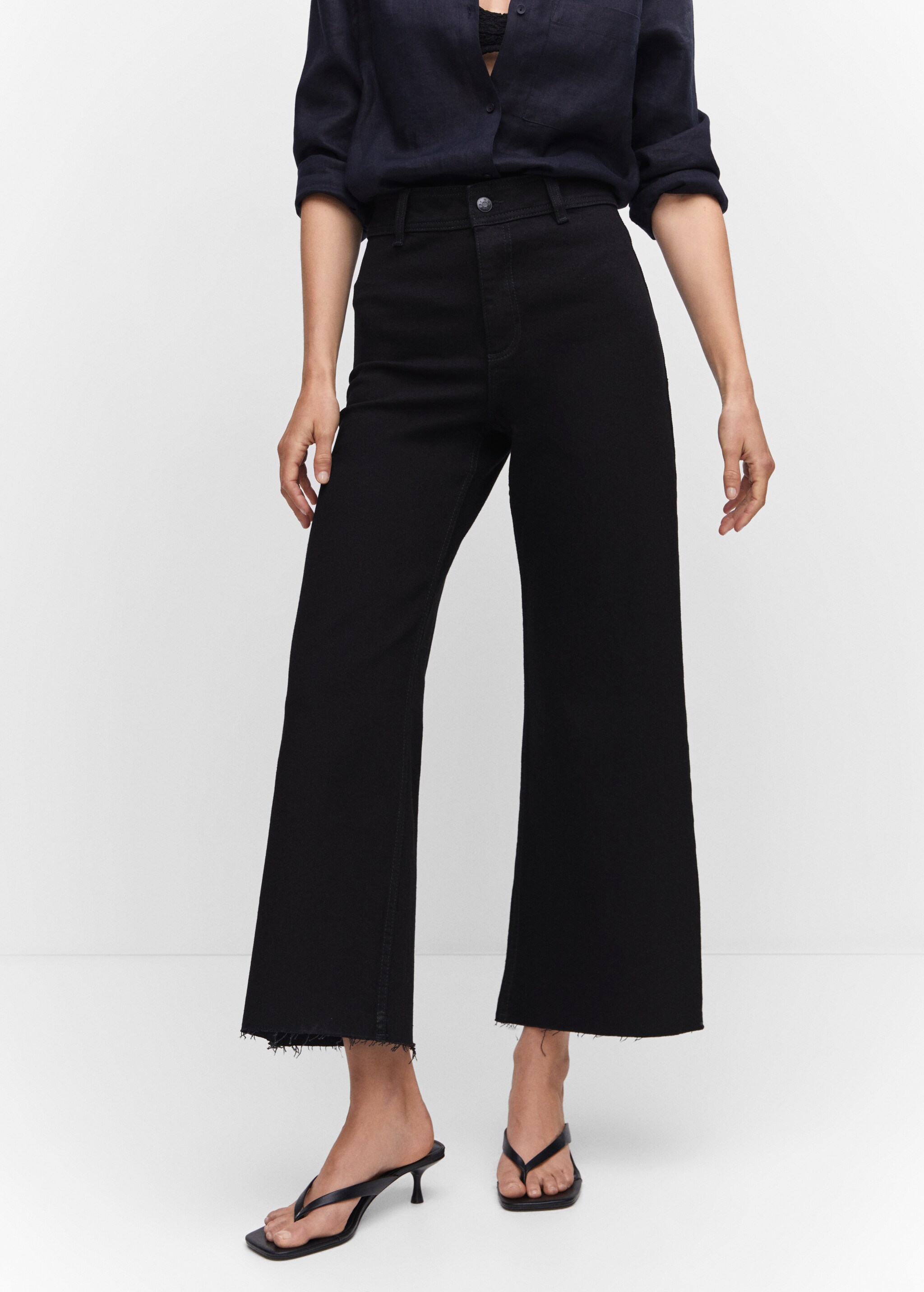 Jeans culotte high waist - Details of the article 1