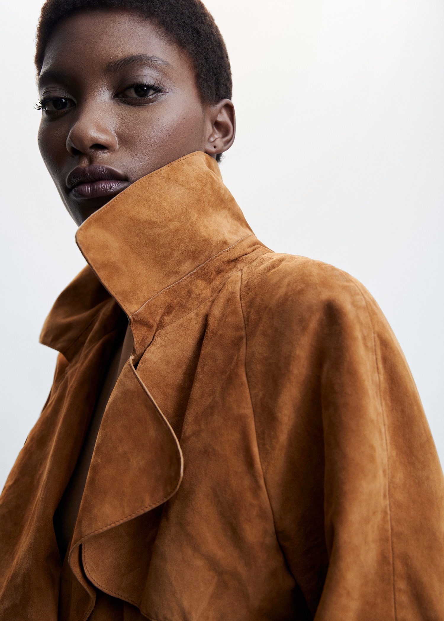 Trench 100 cuir Femme MANGO Maurice