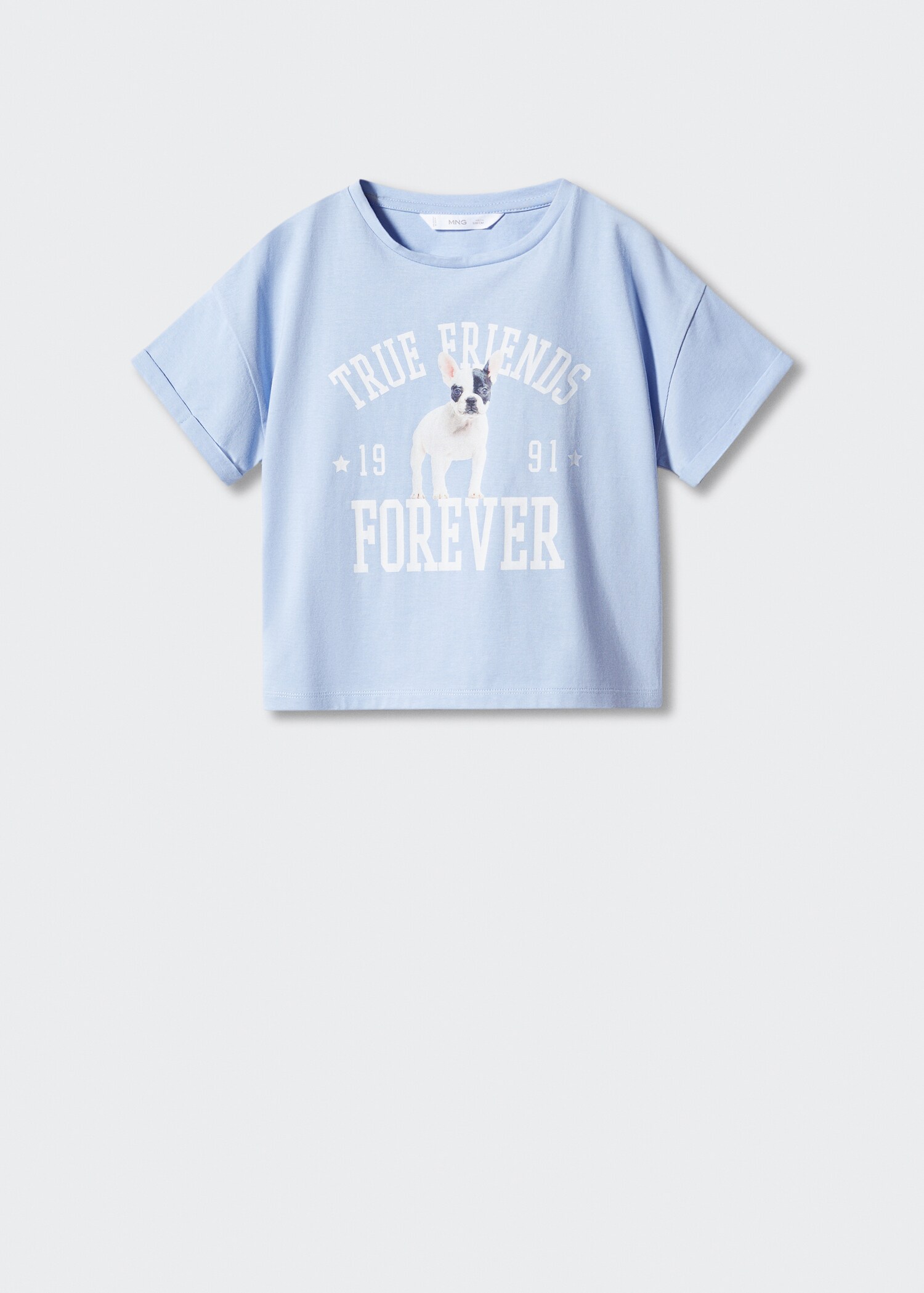 Printed cotton-blend T-shirt - Article without model