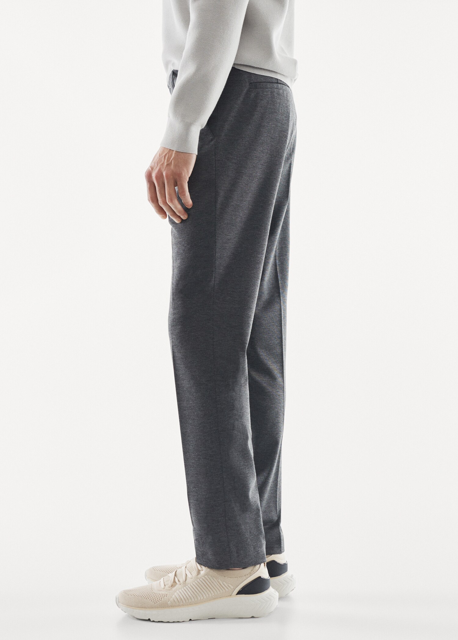 Pantalon costume slim fit texturé - Détail de l'article 6