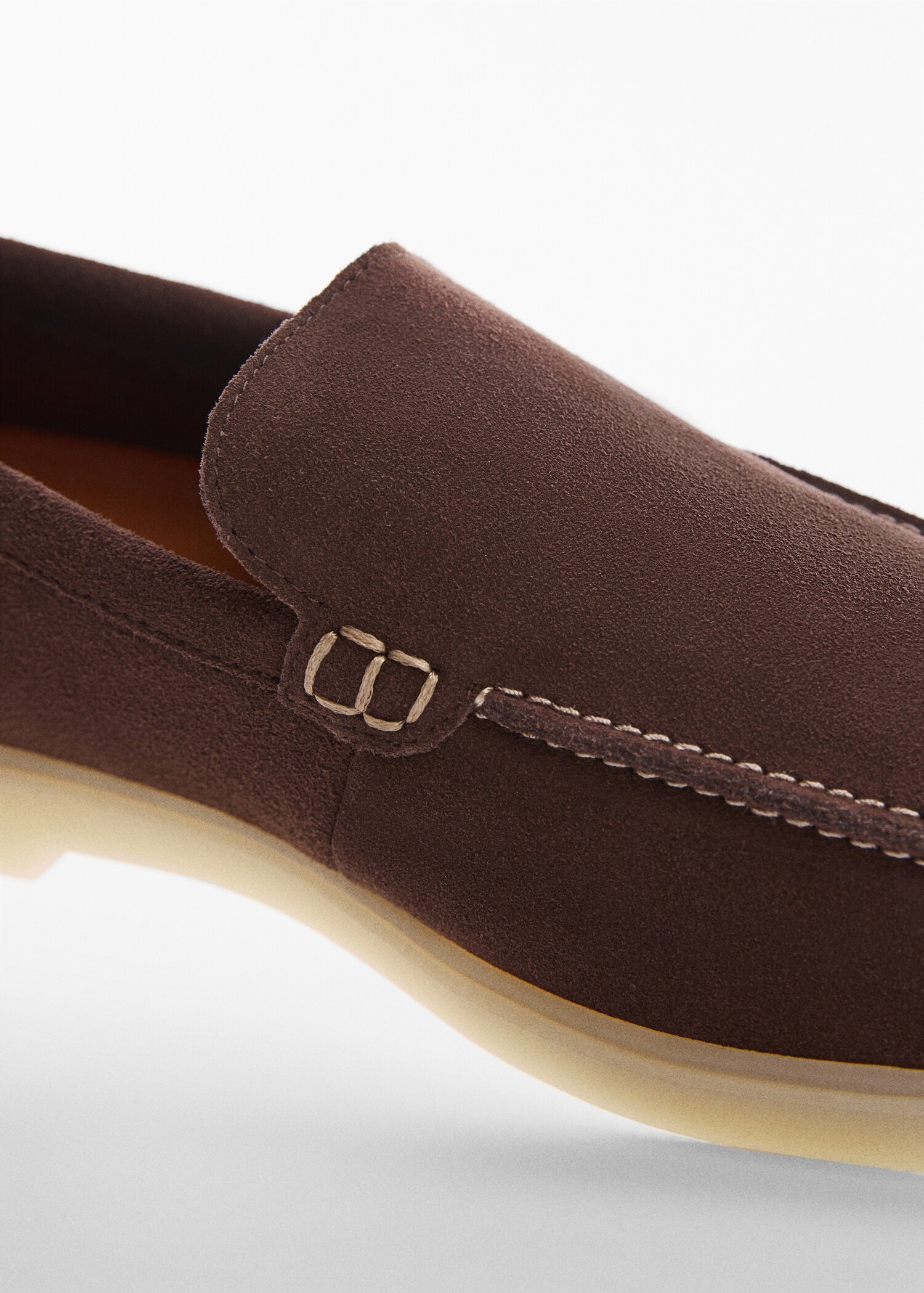 Suede leather loafers - Details of the article 1