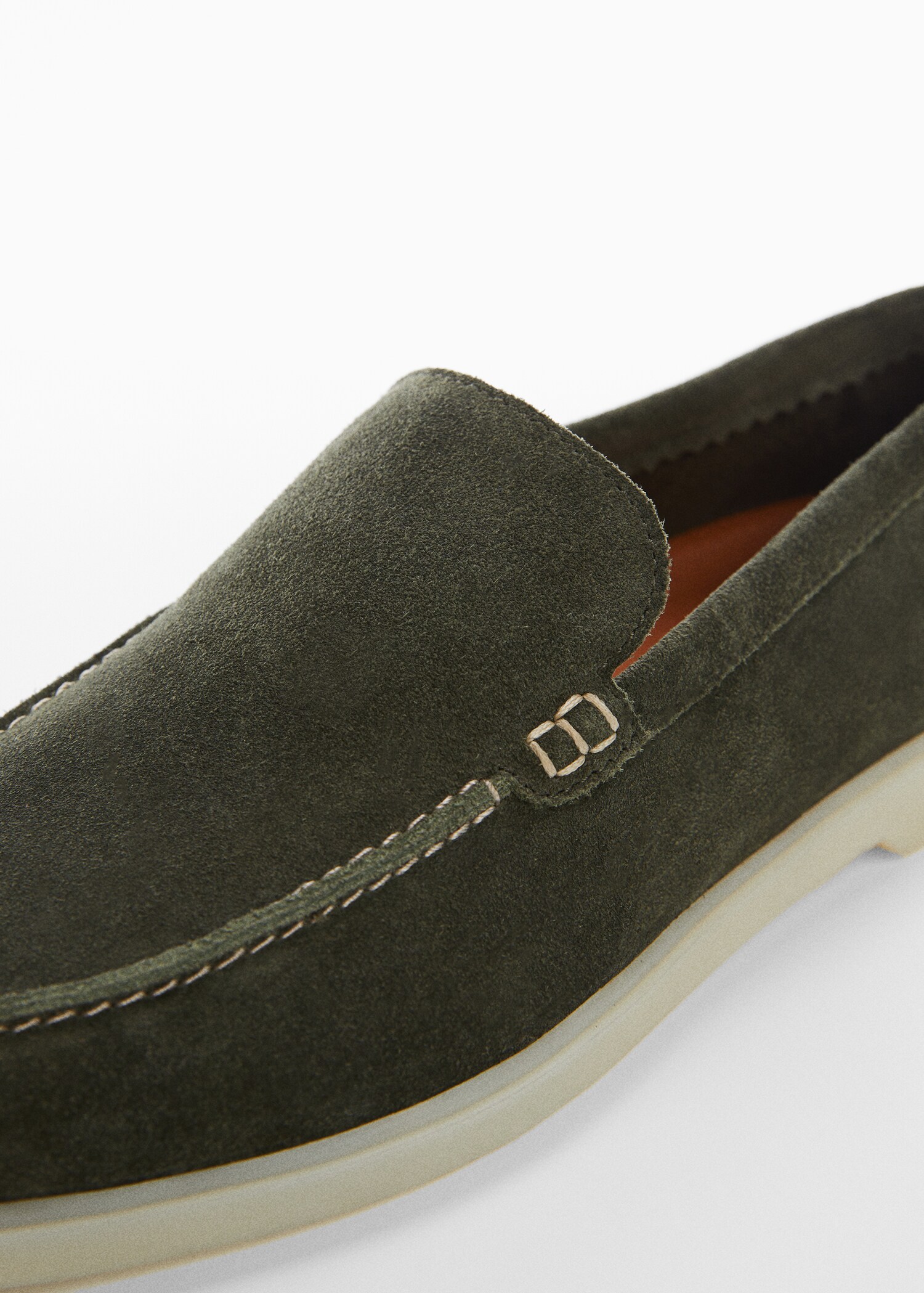 Suede leather loafers - Details of the article 1