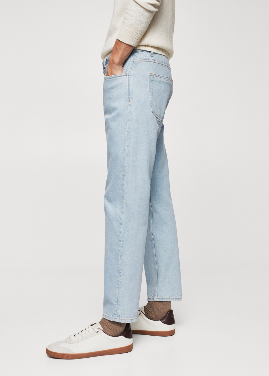 Ben tapered cropped jeans - Men | MANGO Niger