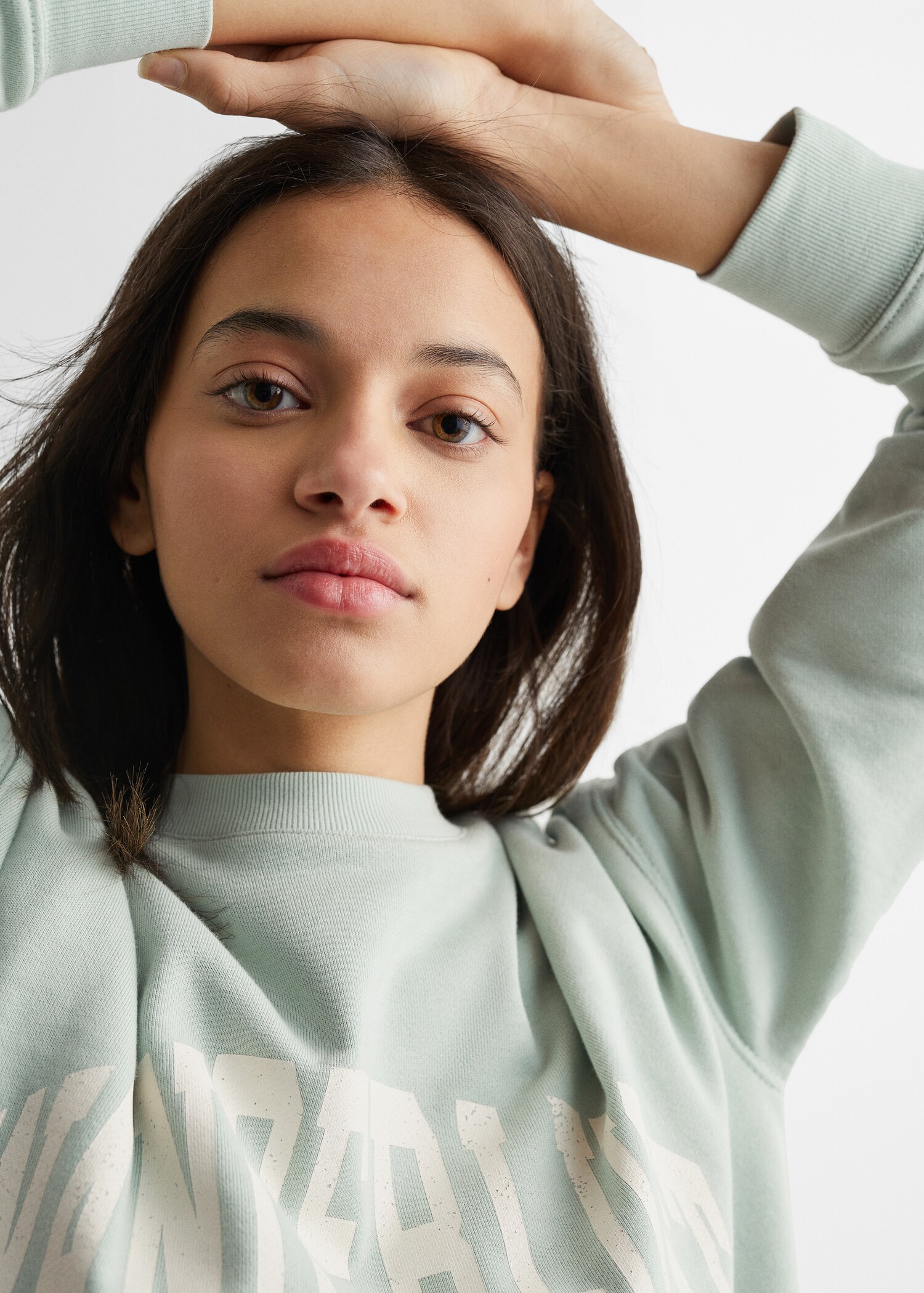 Message cotton sweatshirt - Details of the article 1