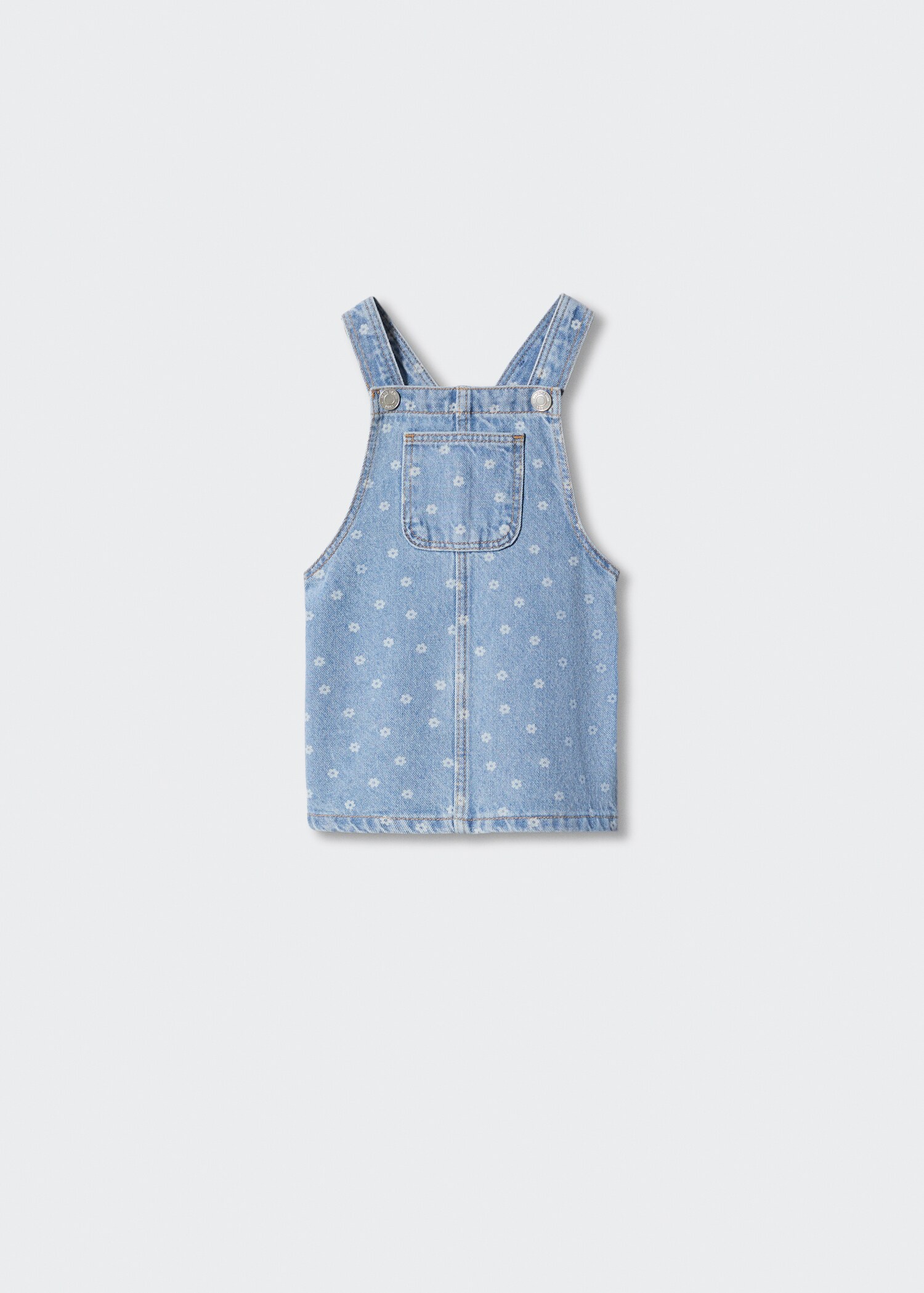 Printed denim overalls - Article without model