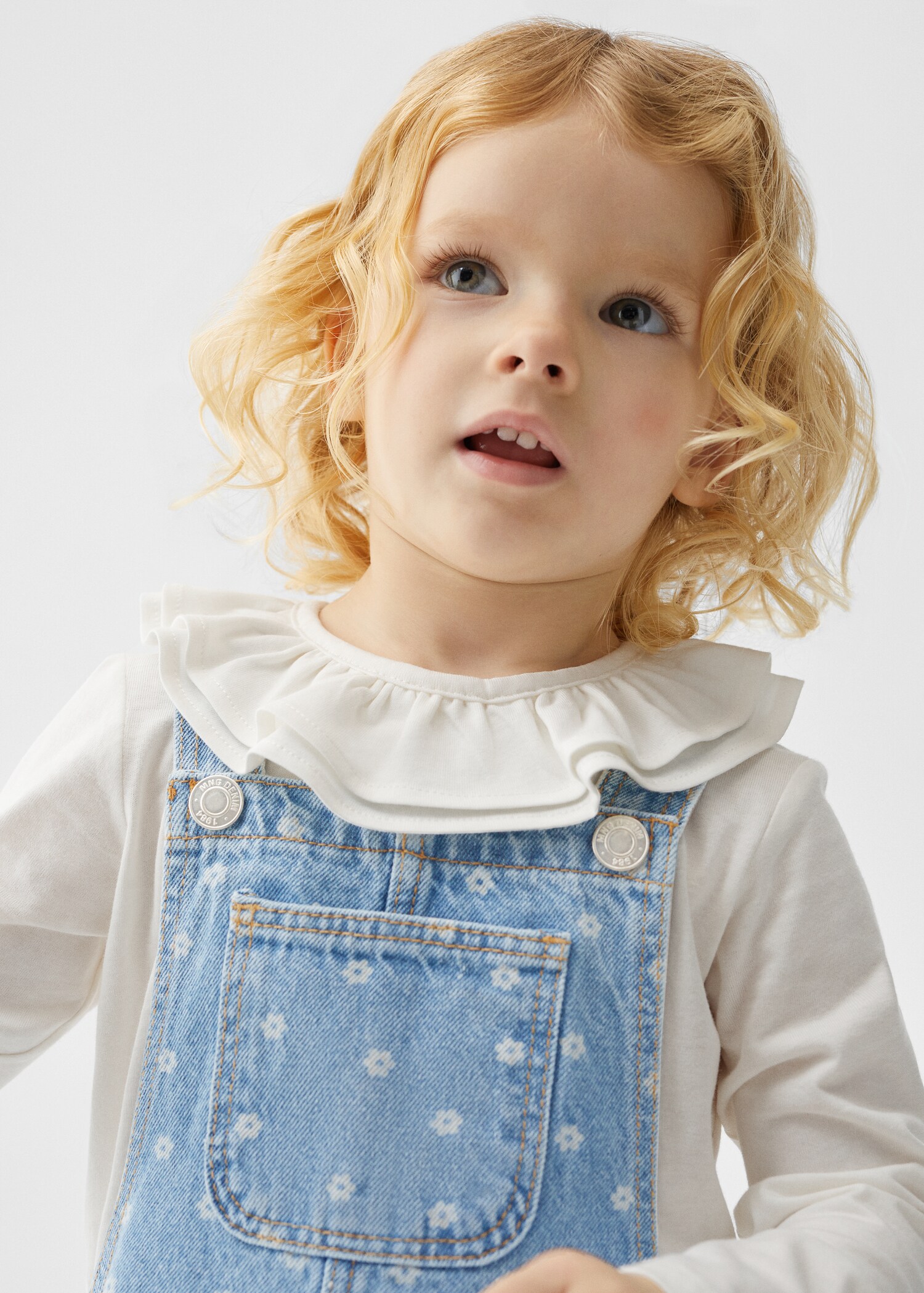 Printed denim overalls - Details of the article 1