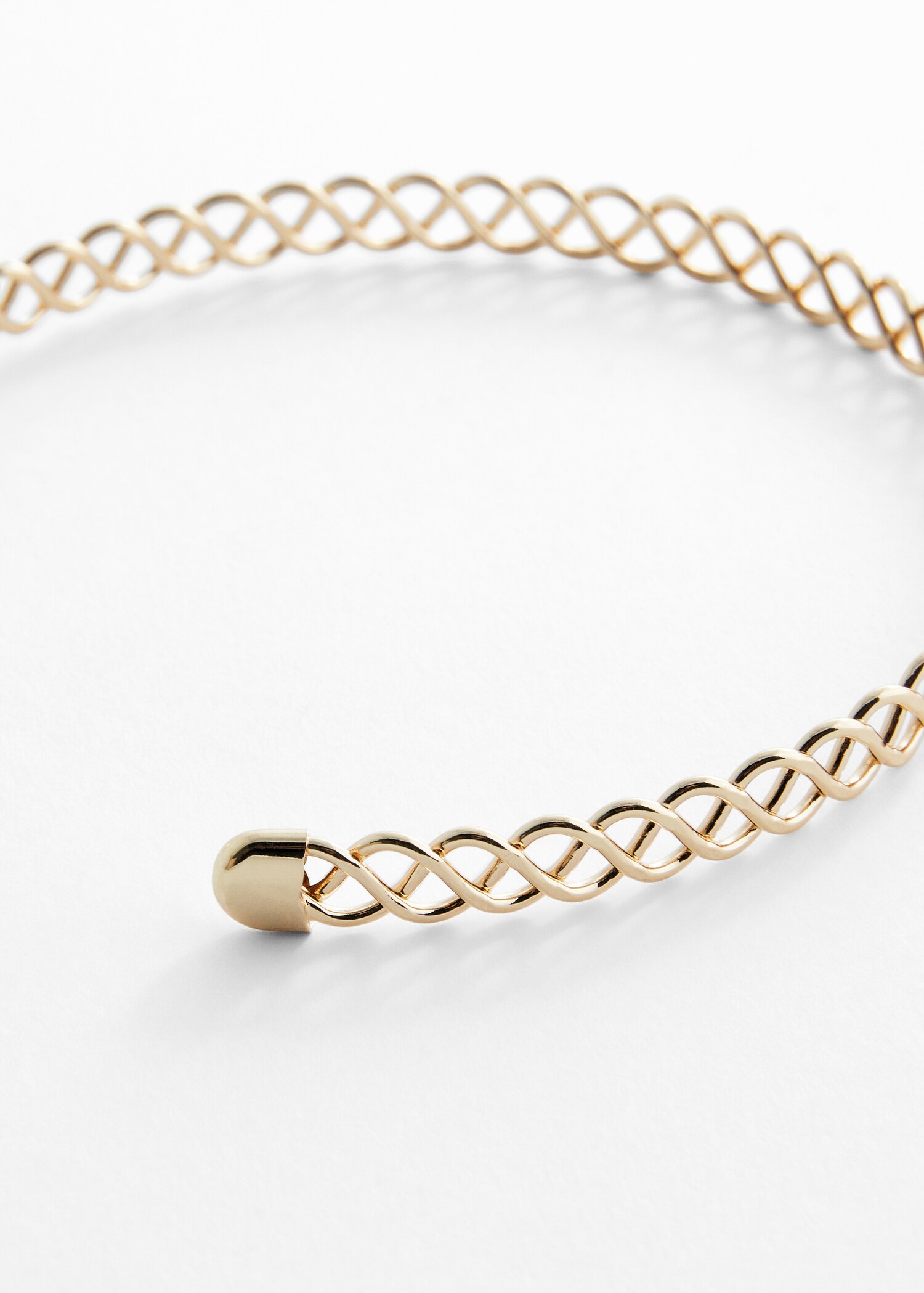 Rigid choker collar - Medium plane
