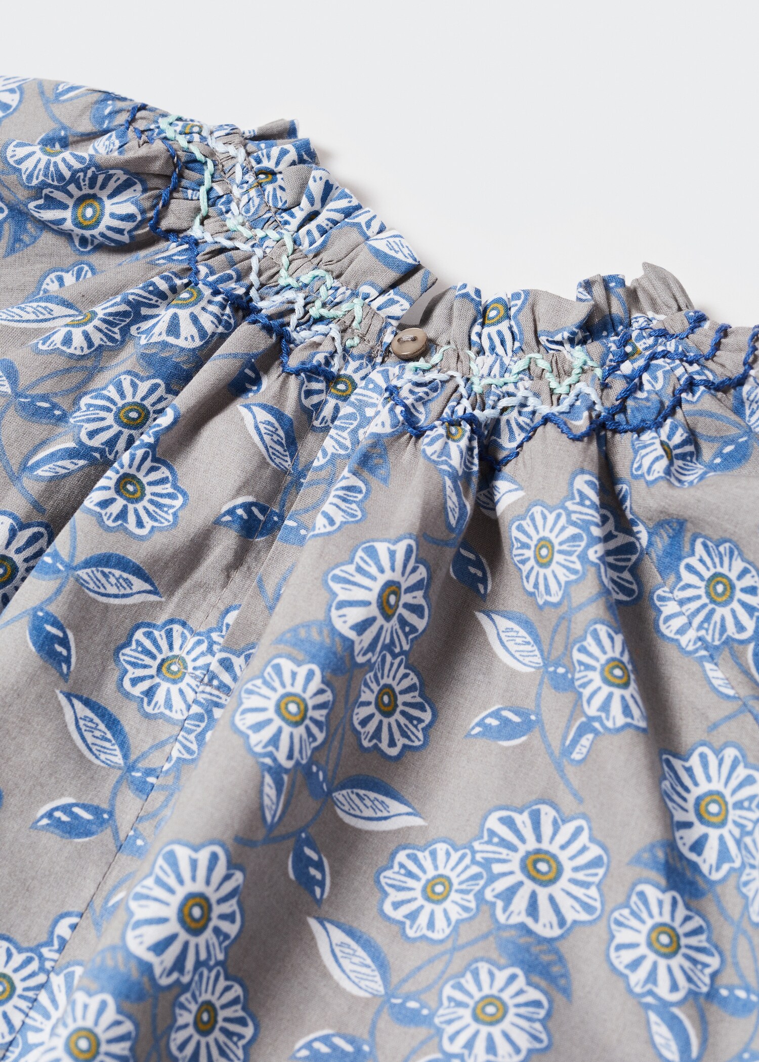 Bluse med blomstertrykk - Artikkeldetalj 8