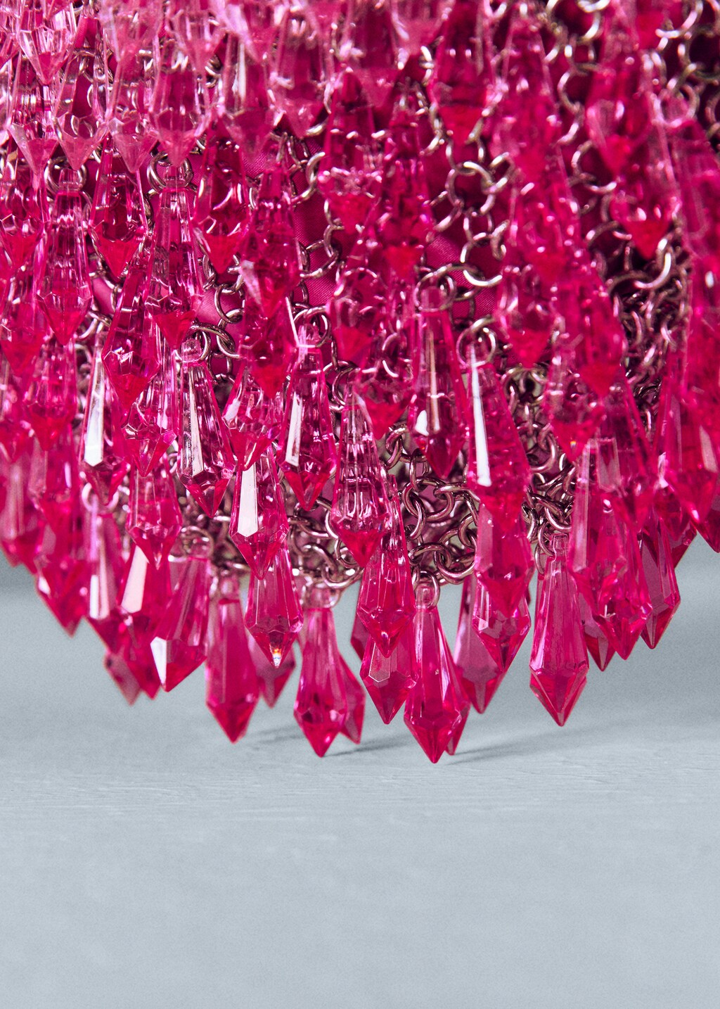 Double chain beaded bag - Women | MANGO Kosovo