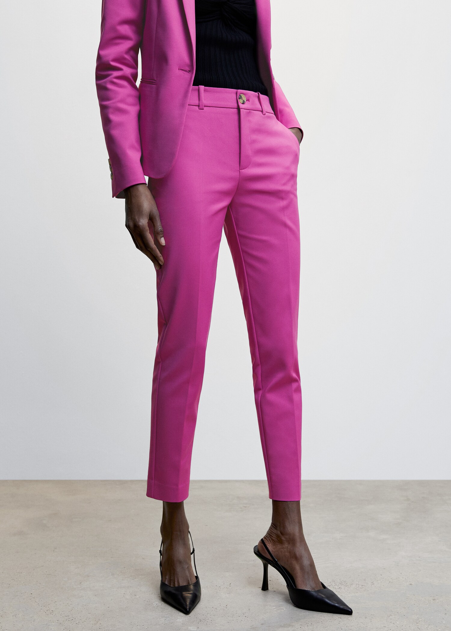 Pantalon de costume skinny - Plan moyen