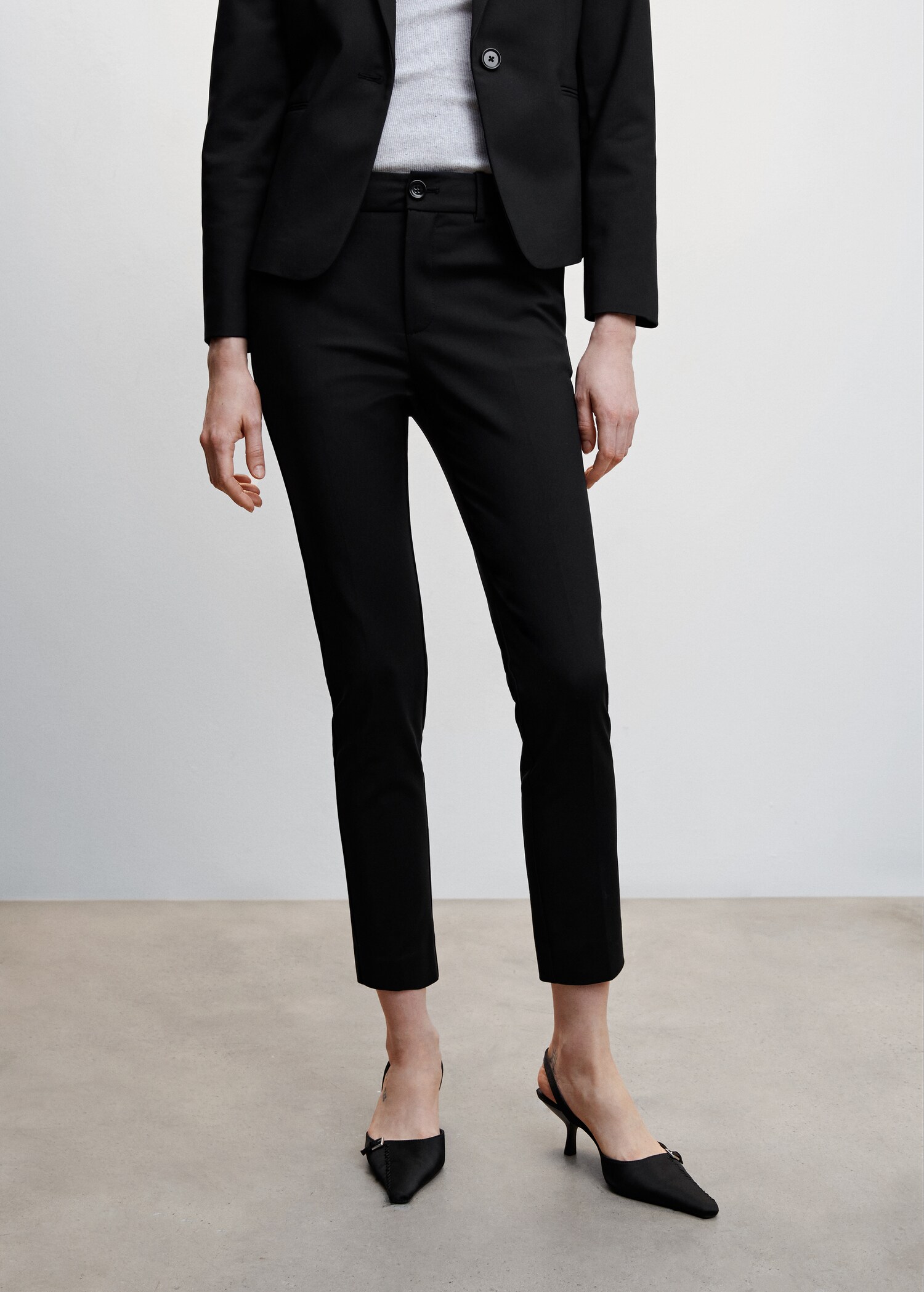 Skinny suit pants - Medium plane