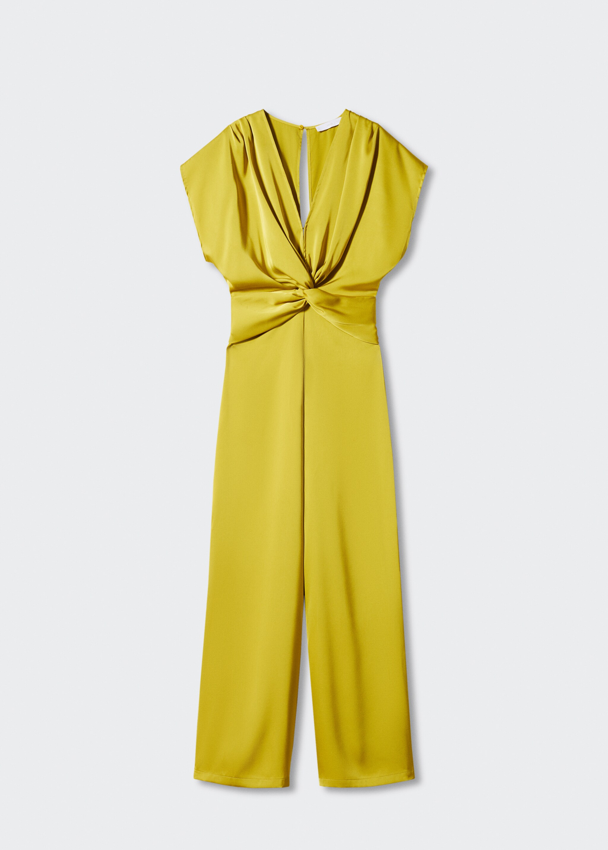 Satin jumpsuit with knot detail - Article without model