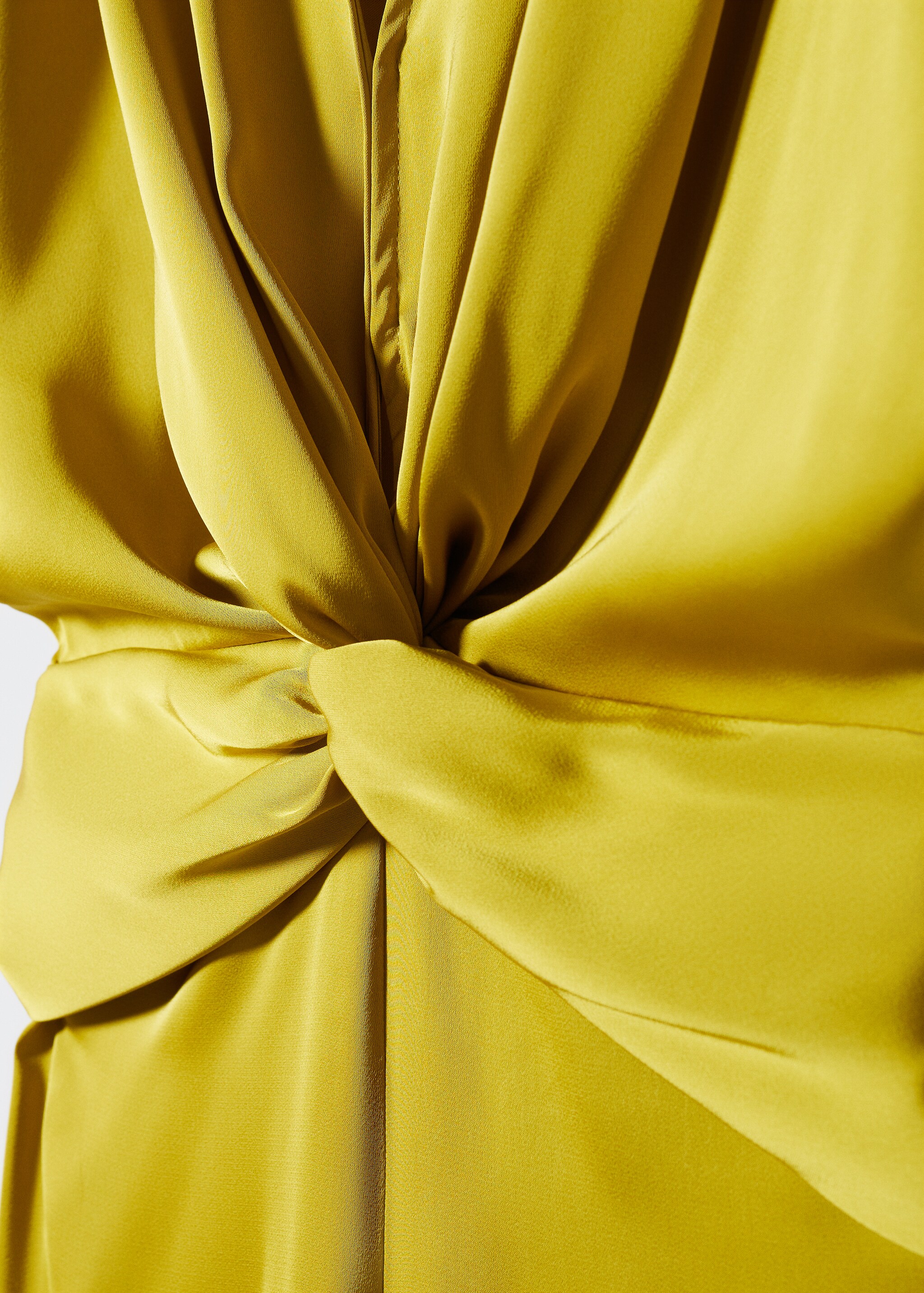 Satin jumpsuit with knot detail - Details of the article 8