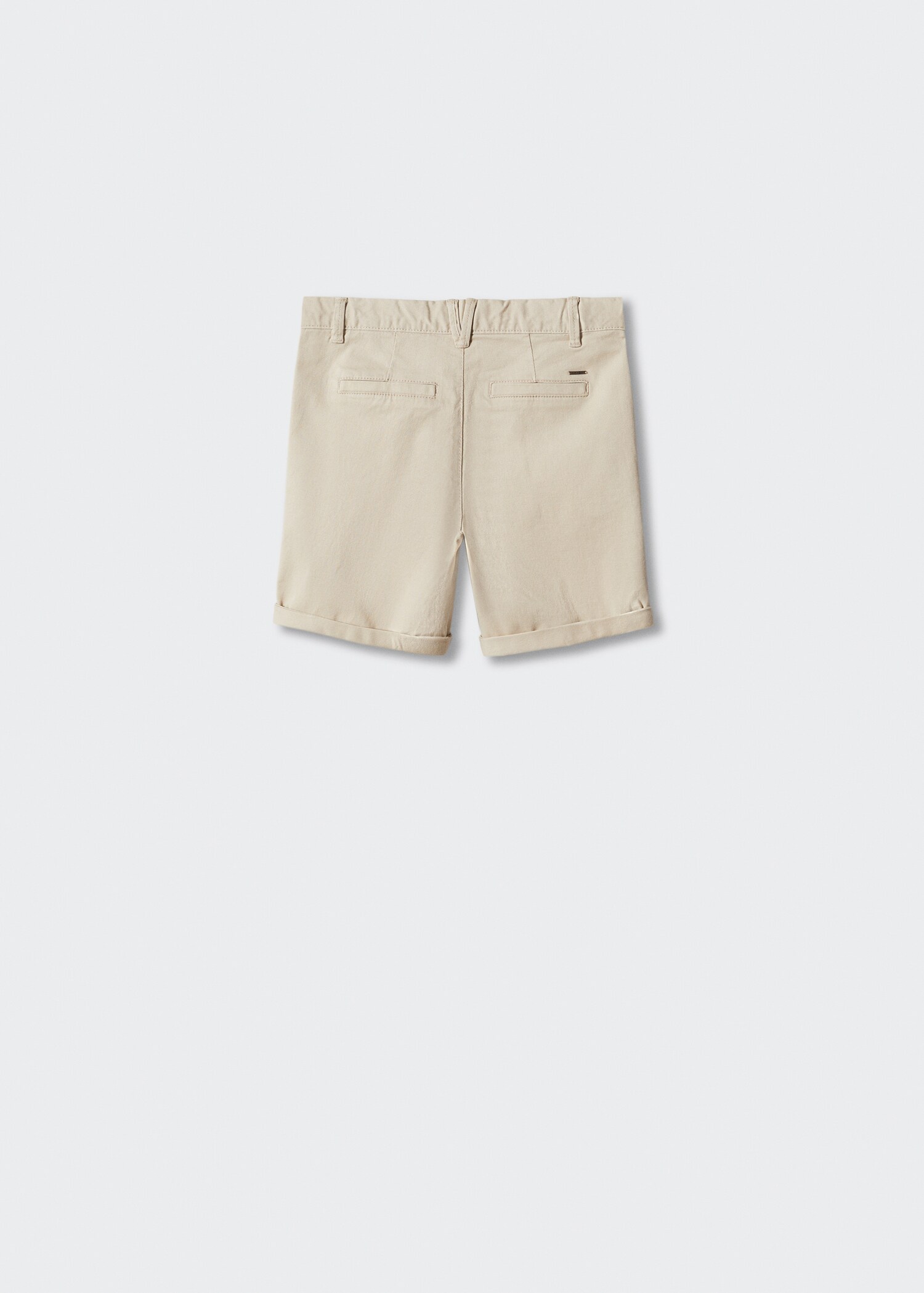 Bermuda style chino en coton - Verso de l’article