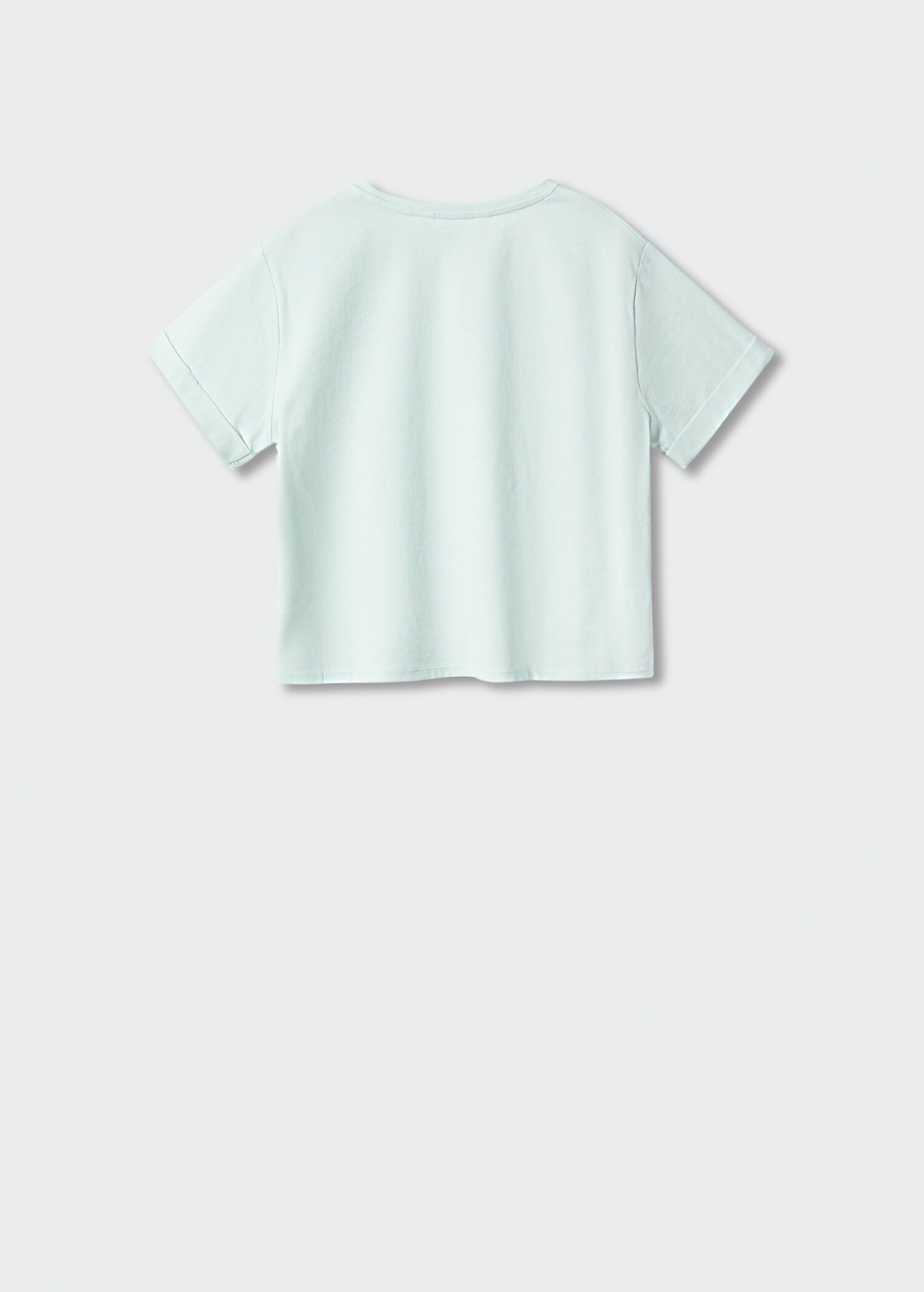 T-shirt with print drawing  - Reverse of the article