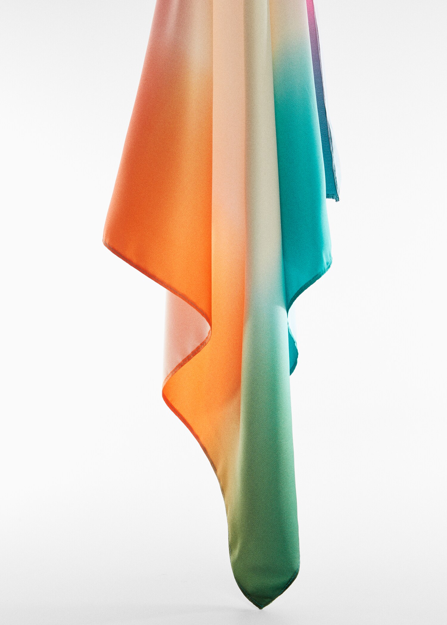 Gradient-print scarf - Medium plane