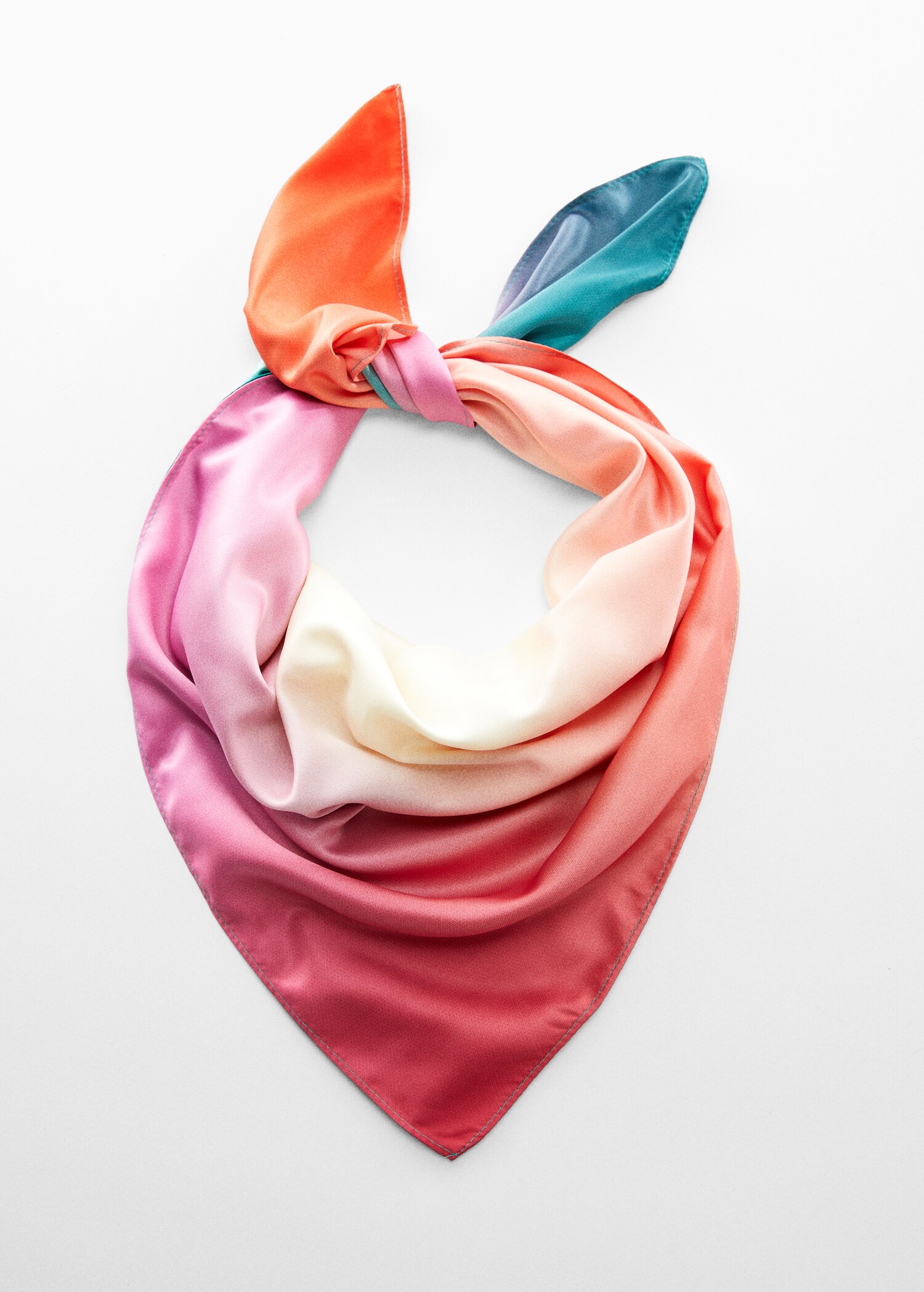 Gradient-print scarf - Details of the article 2