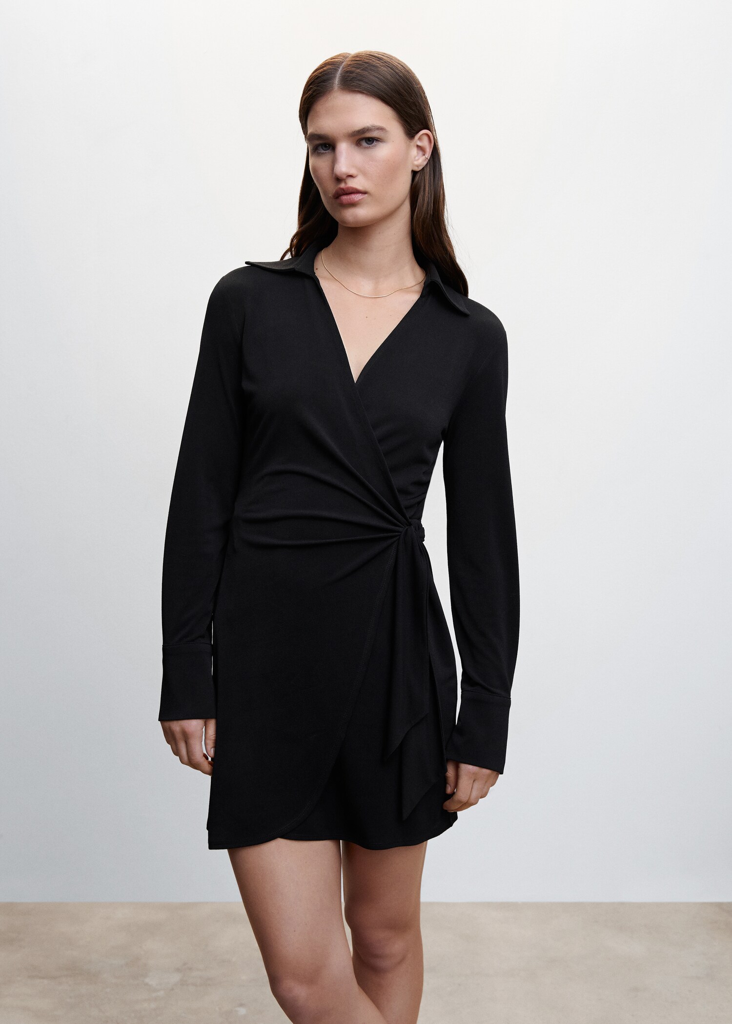 Short wrap dress - Medium plane