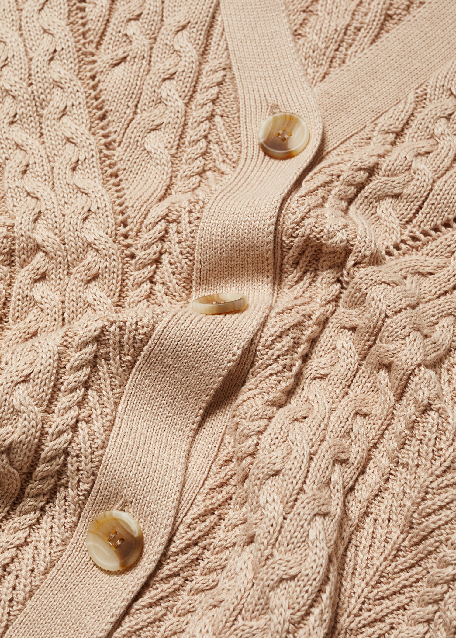 Cardigan maille torsadée boutons - Détail de l'article 8