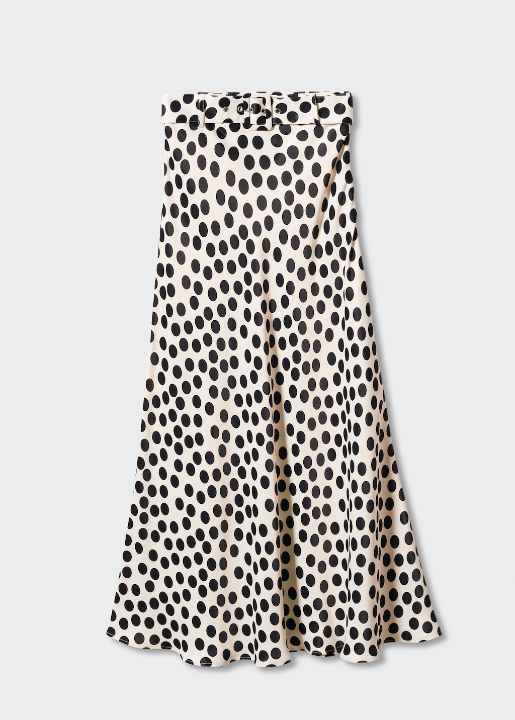 Jupe a pois ceinture