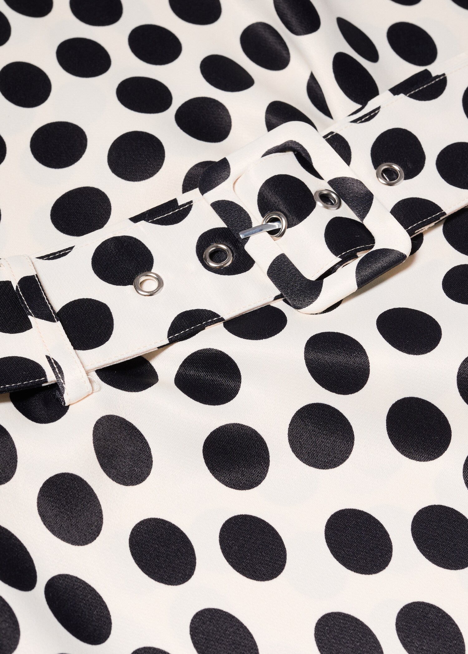Falda estampada lunares cinturón - Detalle del artículo 8