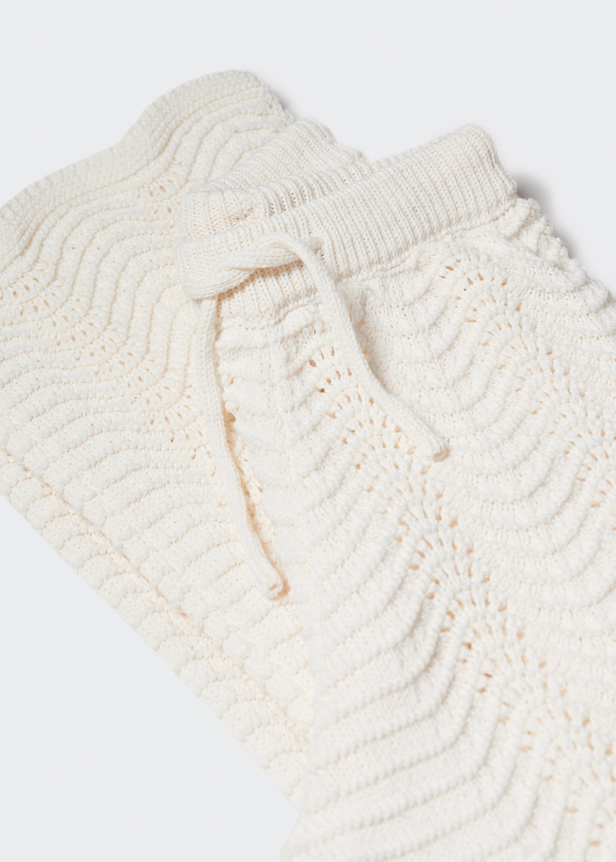 Openwork knit trousers - Details of the article 8