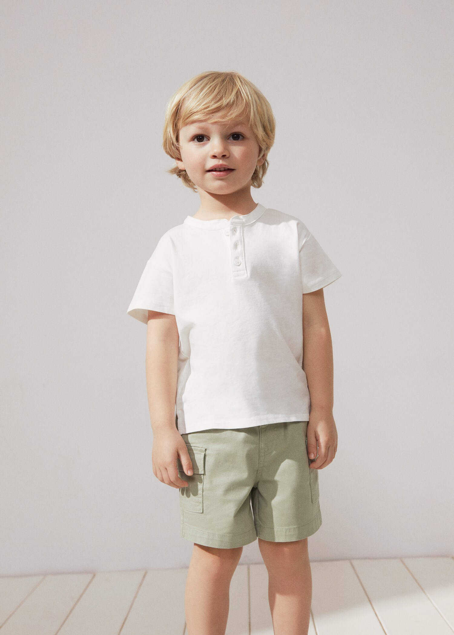Mao collar polo shirt - Details of the article 5