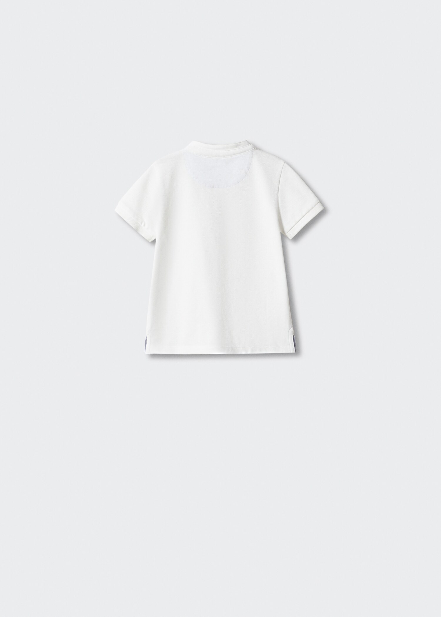 Mao collar polo shirt - Reverse of the article